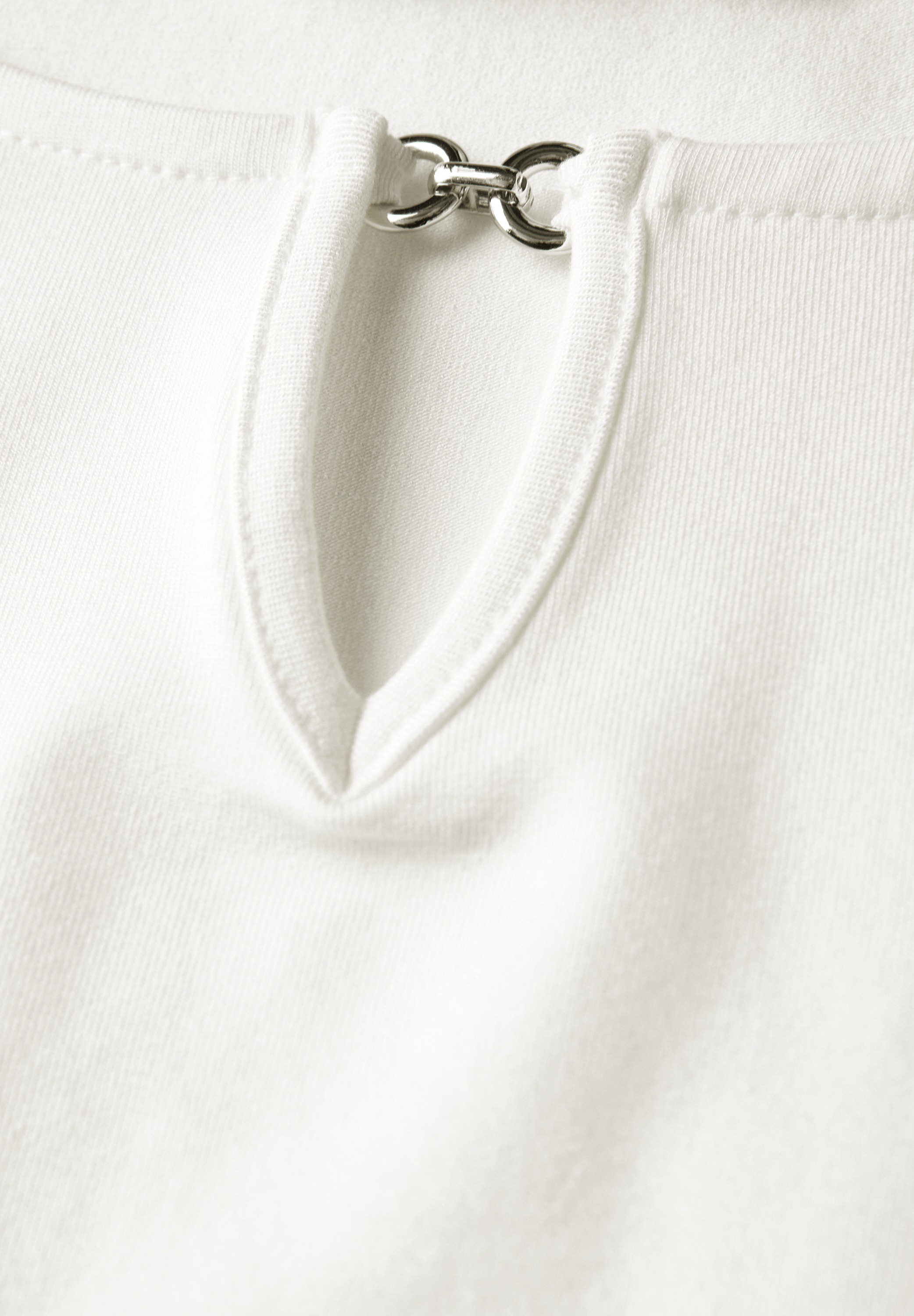 STREET ONE Shirttop, mit Cut-Out Detail