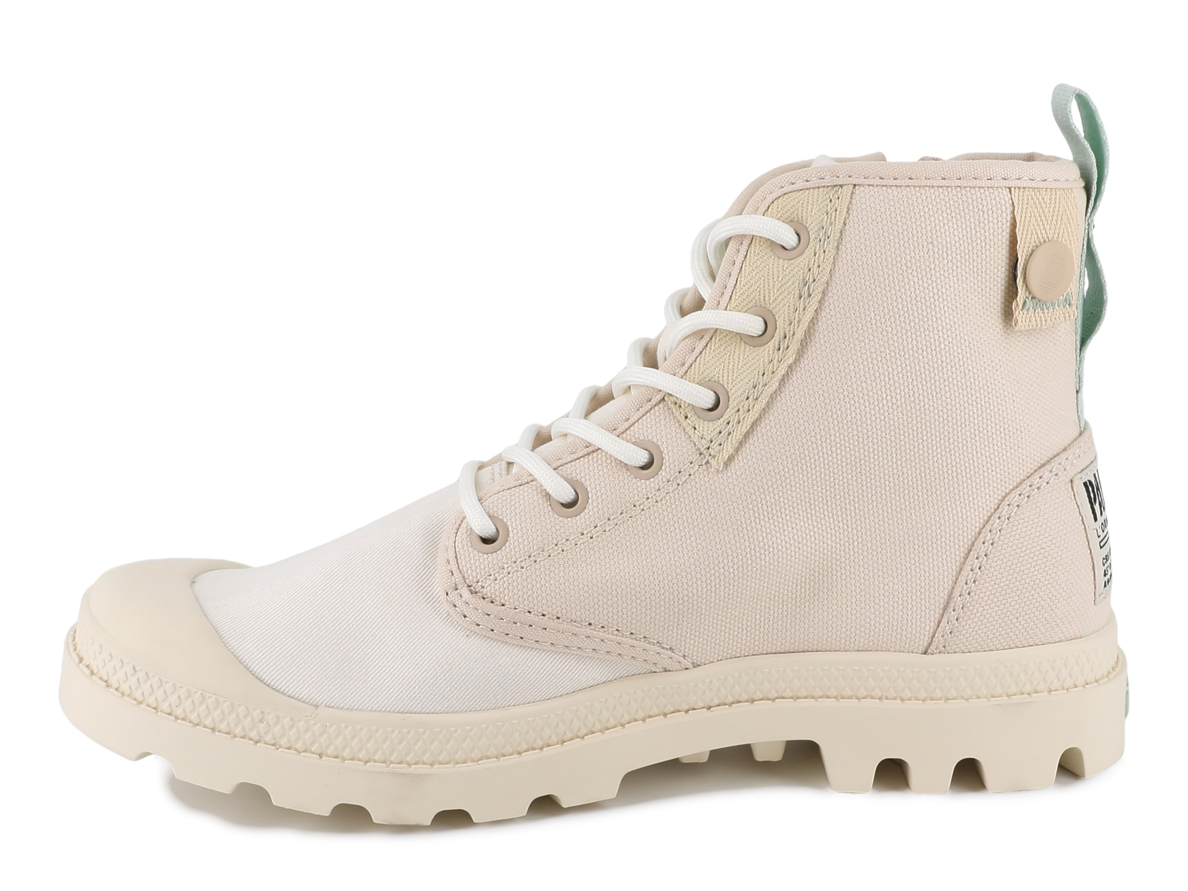 Palladium Schnürboots »PAMPA DETROIT ZIP SU«  Schnürstiefel, Schnürstiefelette aus Canvas mit Reißverschluss