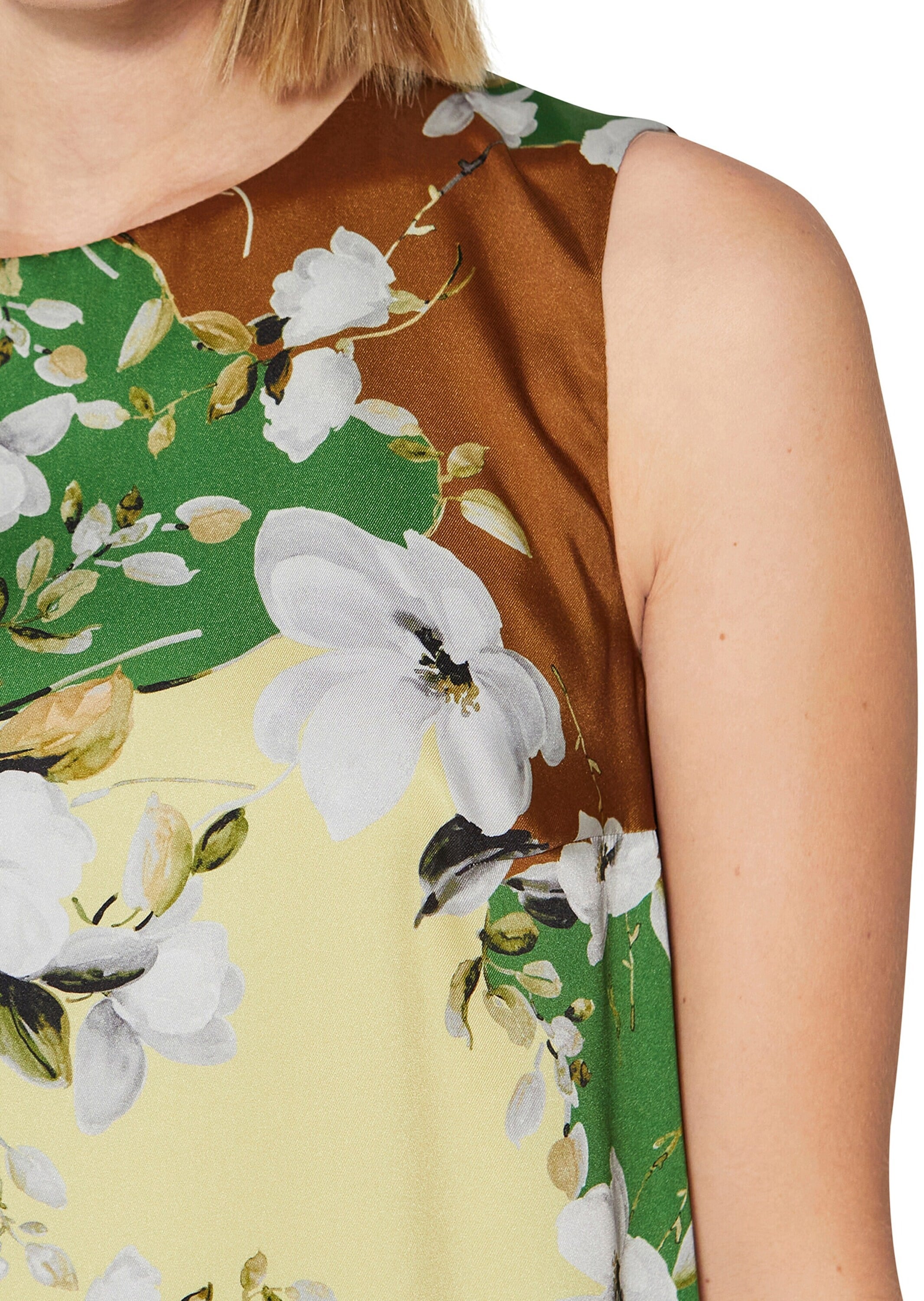 MADELEINE Sommerkleid »Kleid Ärmelloses Kleid mit Blumenmuster«