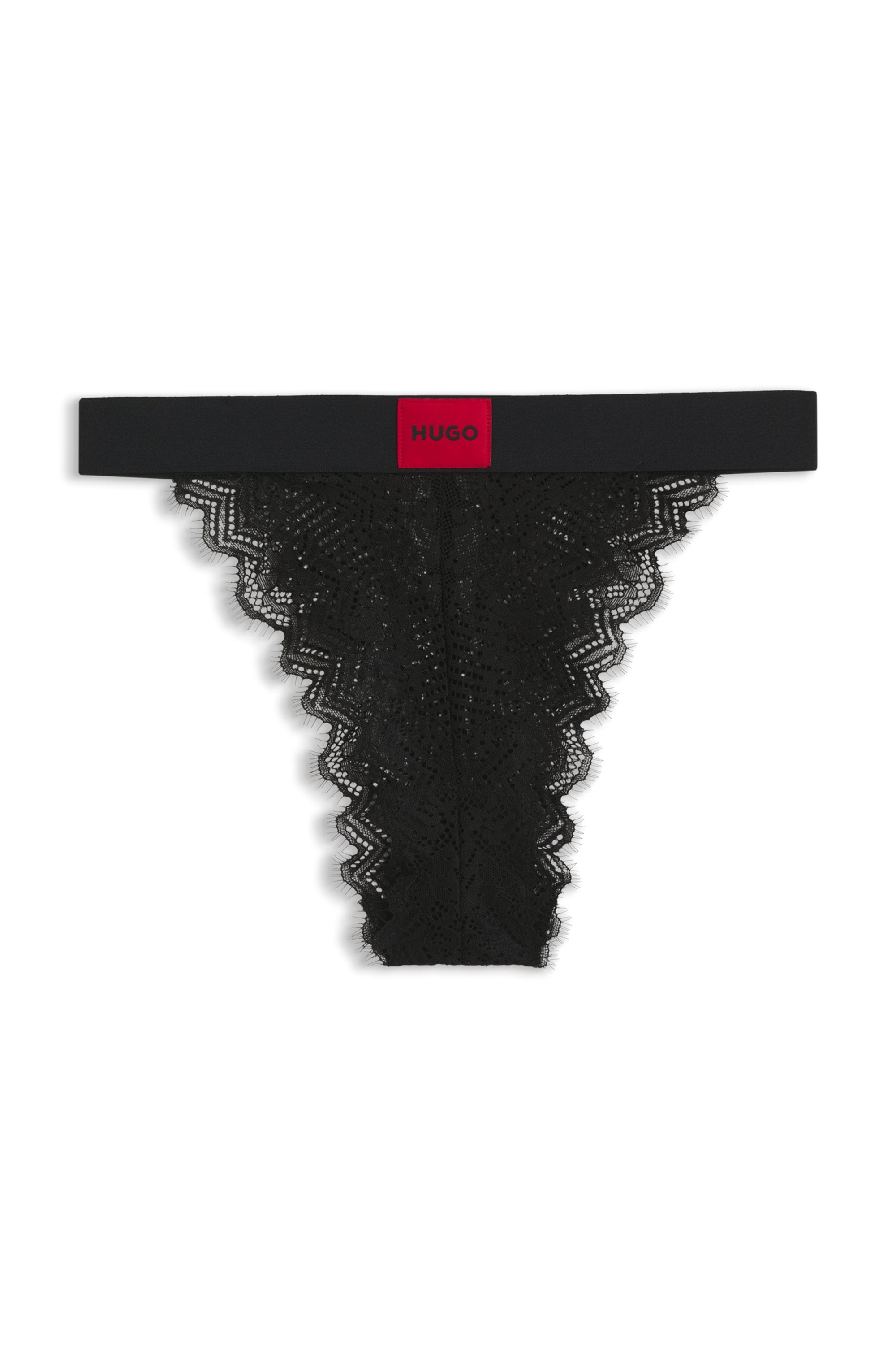 HUGO Underwear Slip »BRIEF RL LACE« aus Stretch-Spitze, mit Logoschriftzug auf dem Bund
