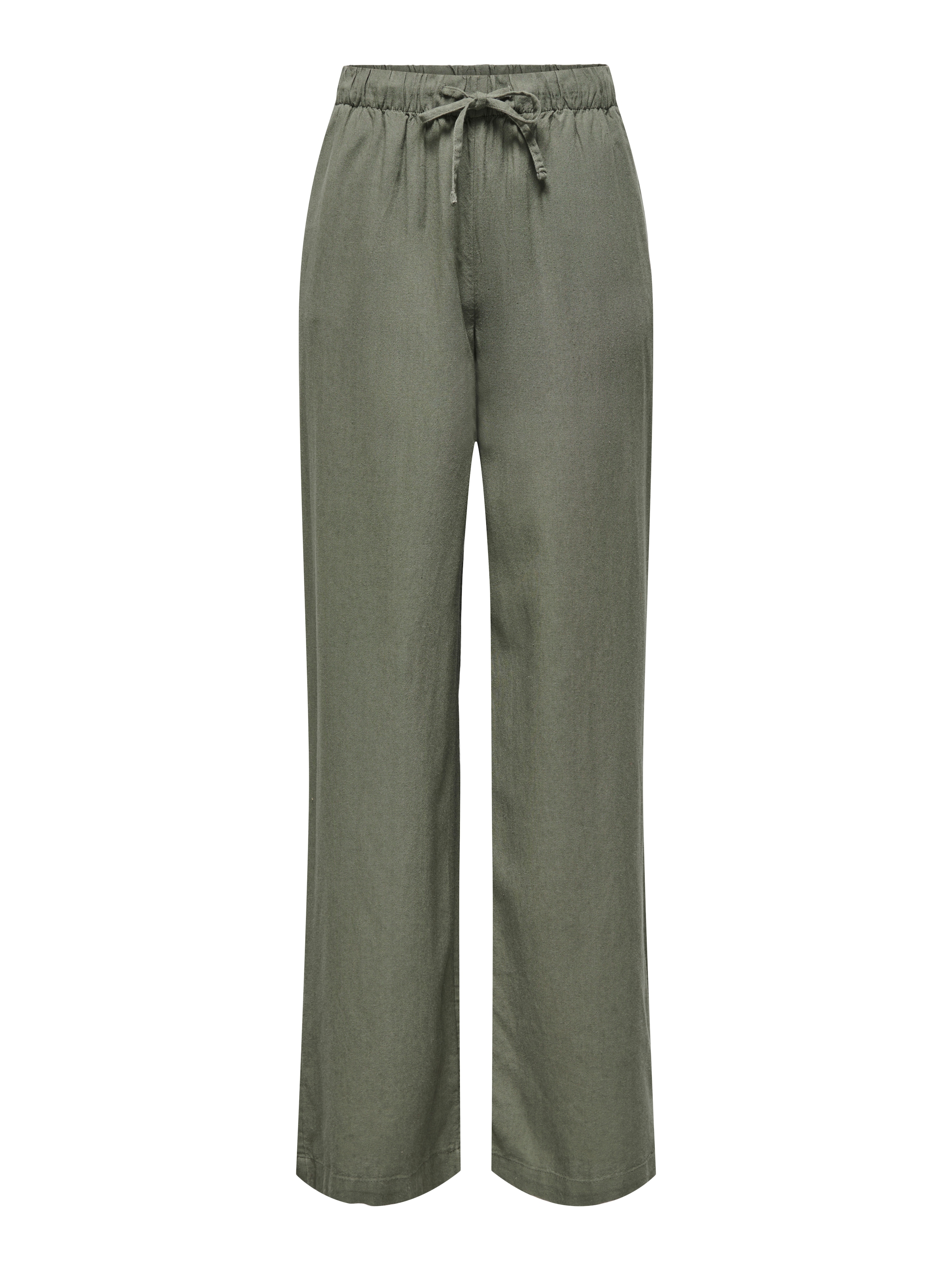 ONLY Schlupfhose »ONLGOA MW LINEN BL PULL-UP PANT CC PNT«  mit Leinen