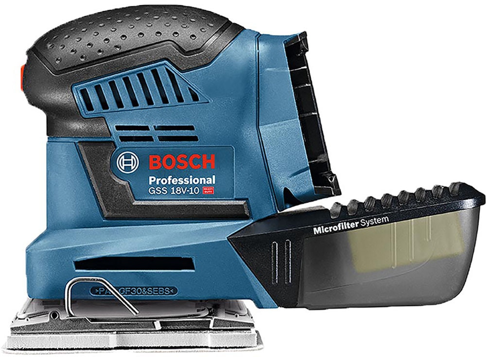 Bosch Professional Akku-Schwingschleifer »»GSS 18V-10««, in L-BOXX, ohne Akku, ohne Ladegerät