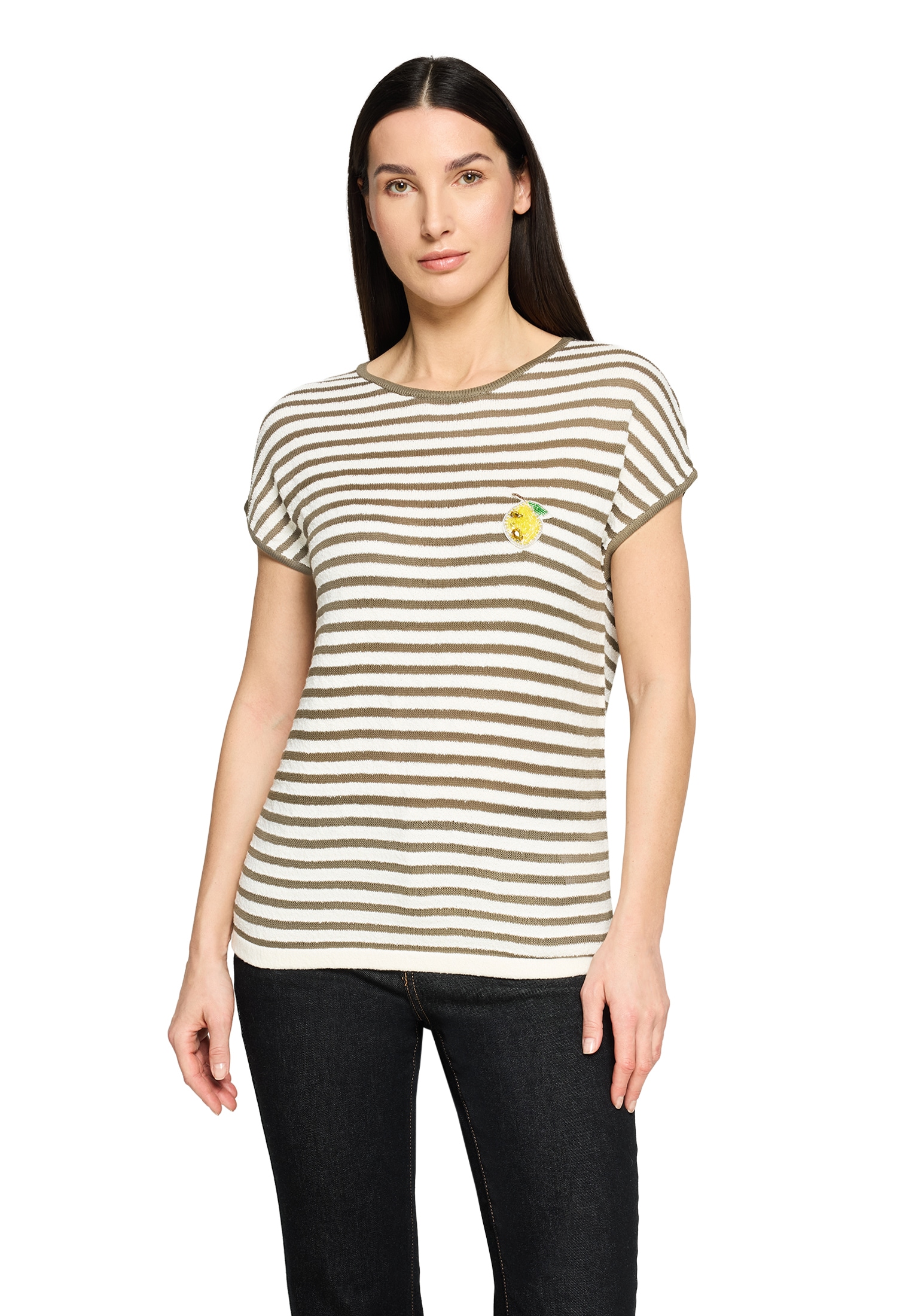Cartoon Rundhalsshirt »Rundhals-Shirt mit Streifen«