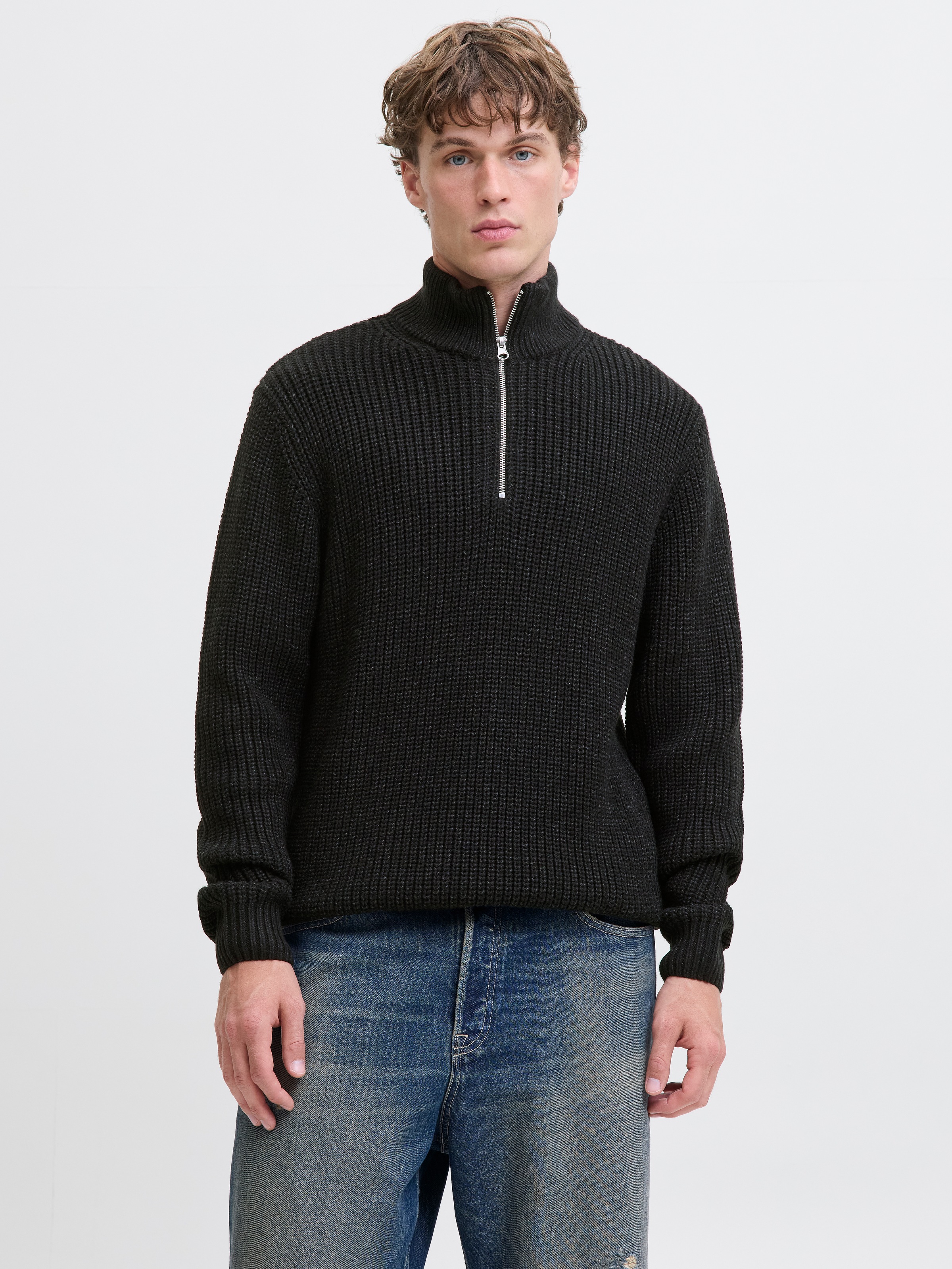 Jack & Jones Troyer »JORBLEECKER KNIT HALF ZIP BF«