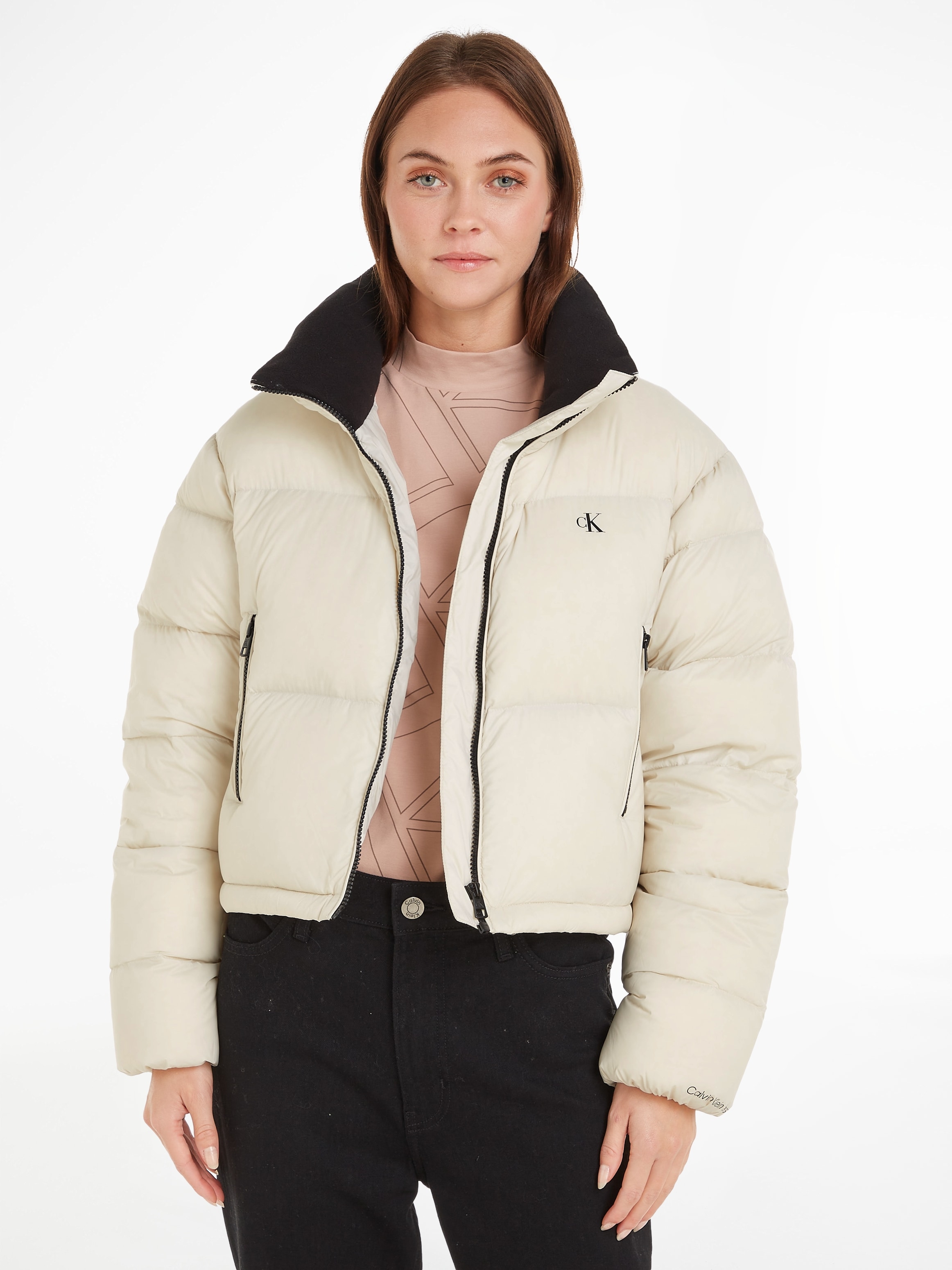 Calvin Klein Jeans Steppjacke »MW DOWN CROPPED PUFFER«