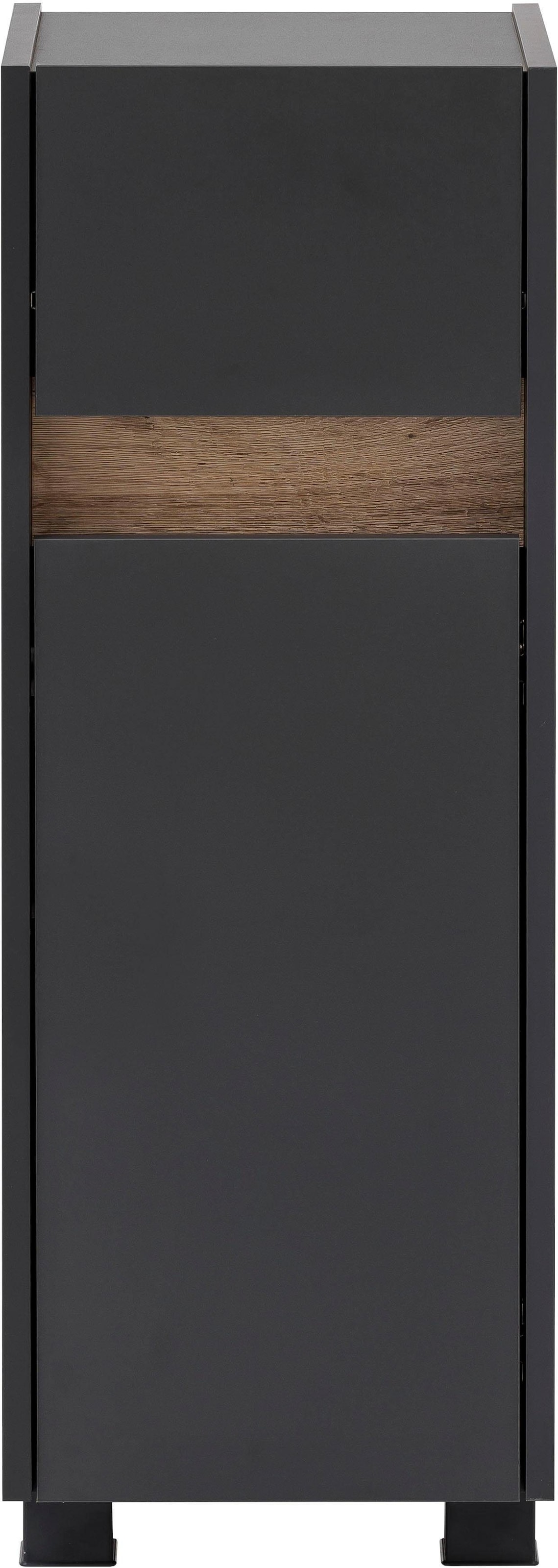 Schildmeyer Unterschrank »Cosmo in verschiedenen Farben«, Breite 30 cm, Badezimmerschrank, Blende im modernen Wildeiche-Look