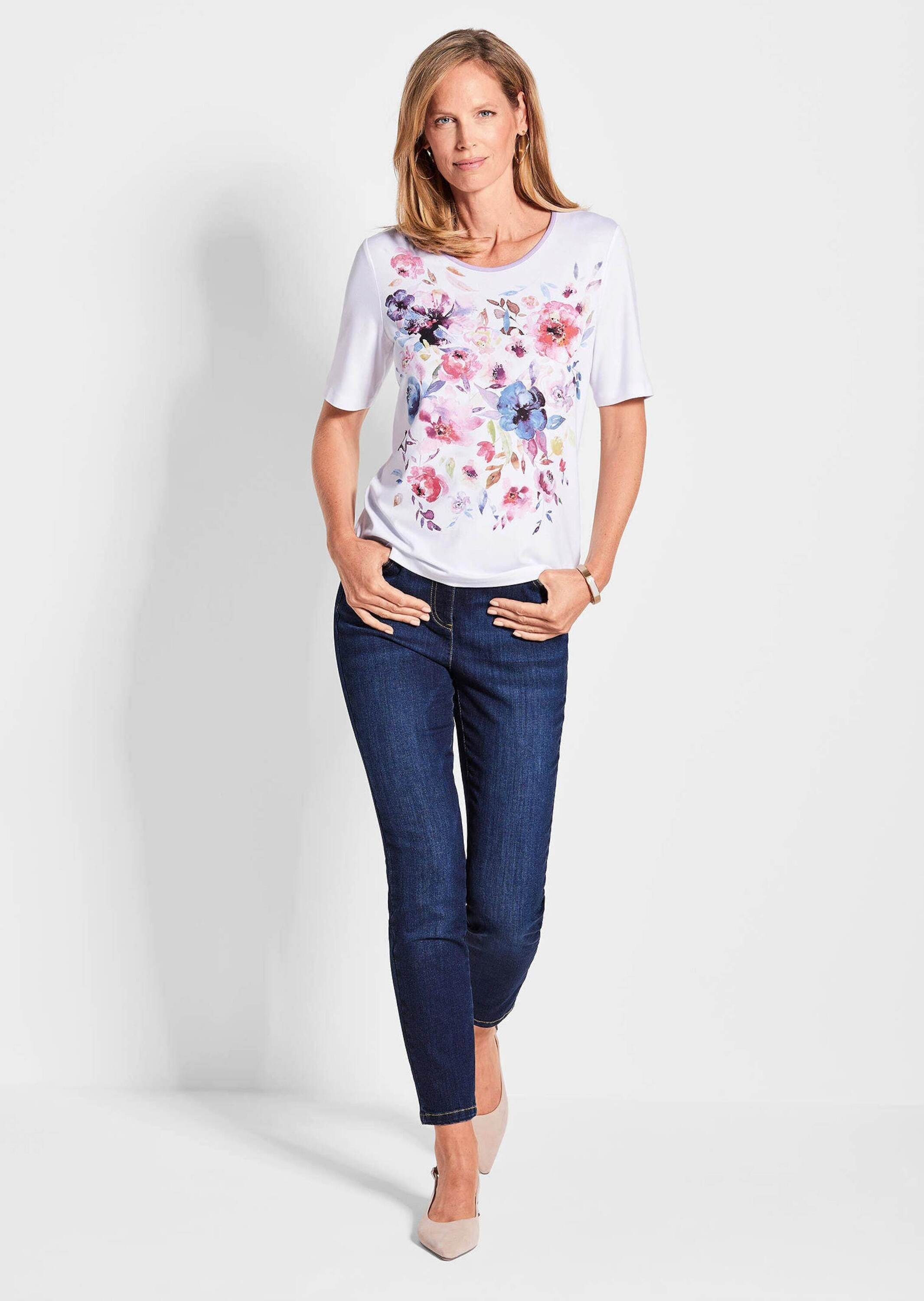 GOLDNER Print-Shirt »Bezauberndes Druckshirt mit Motivdruck« Ohne