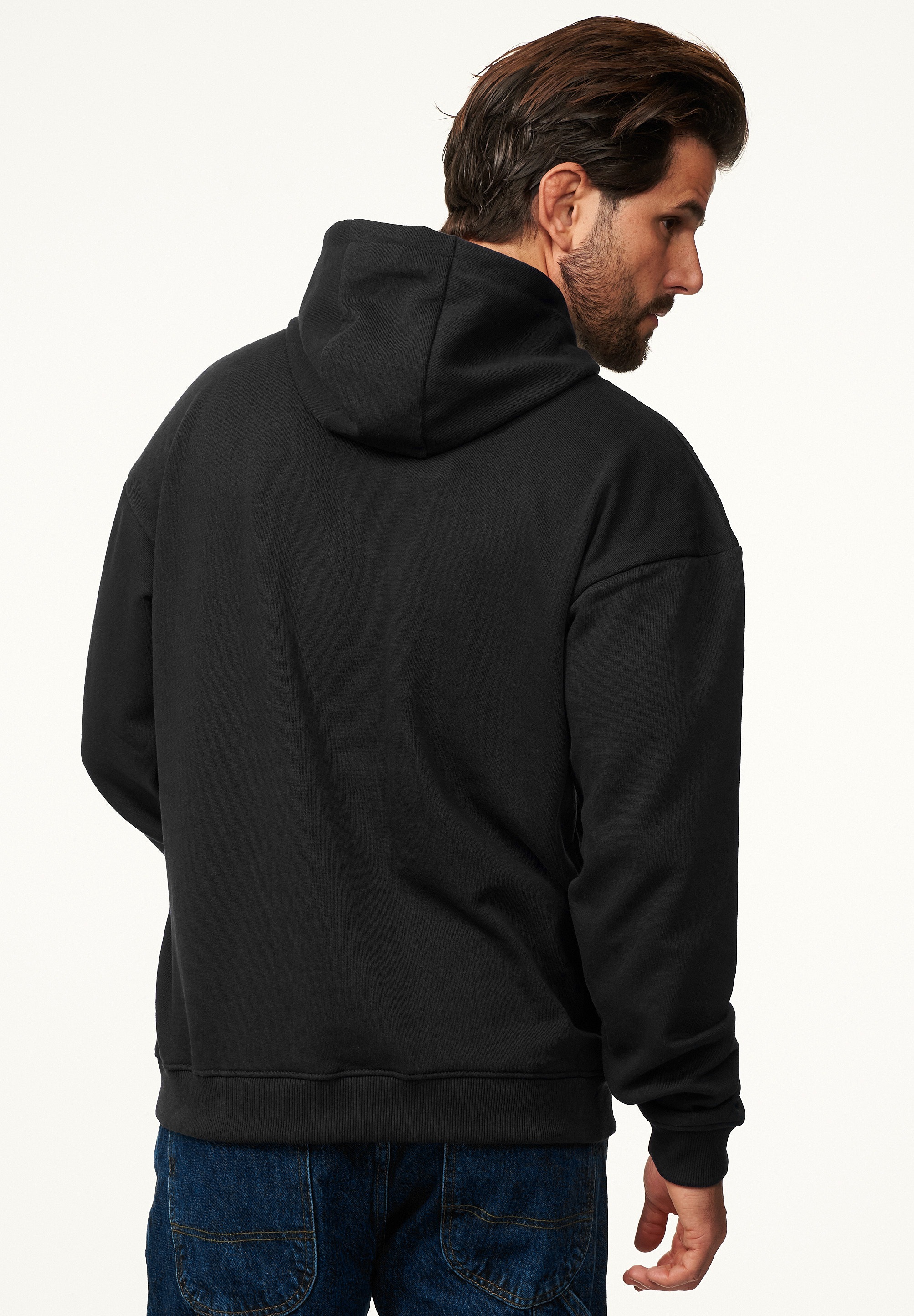 SOULSTAR Hoodie »Oversize Kapuzenpullover mit Button Pullover Sweater für Herren«
