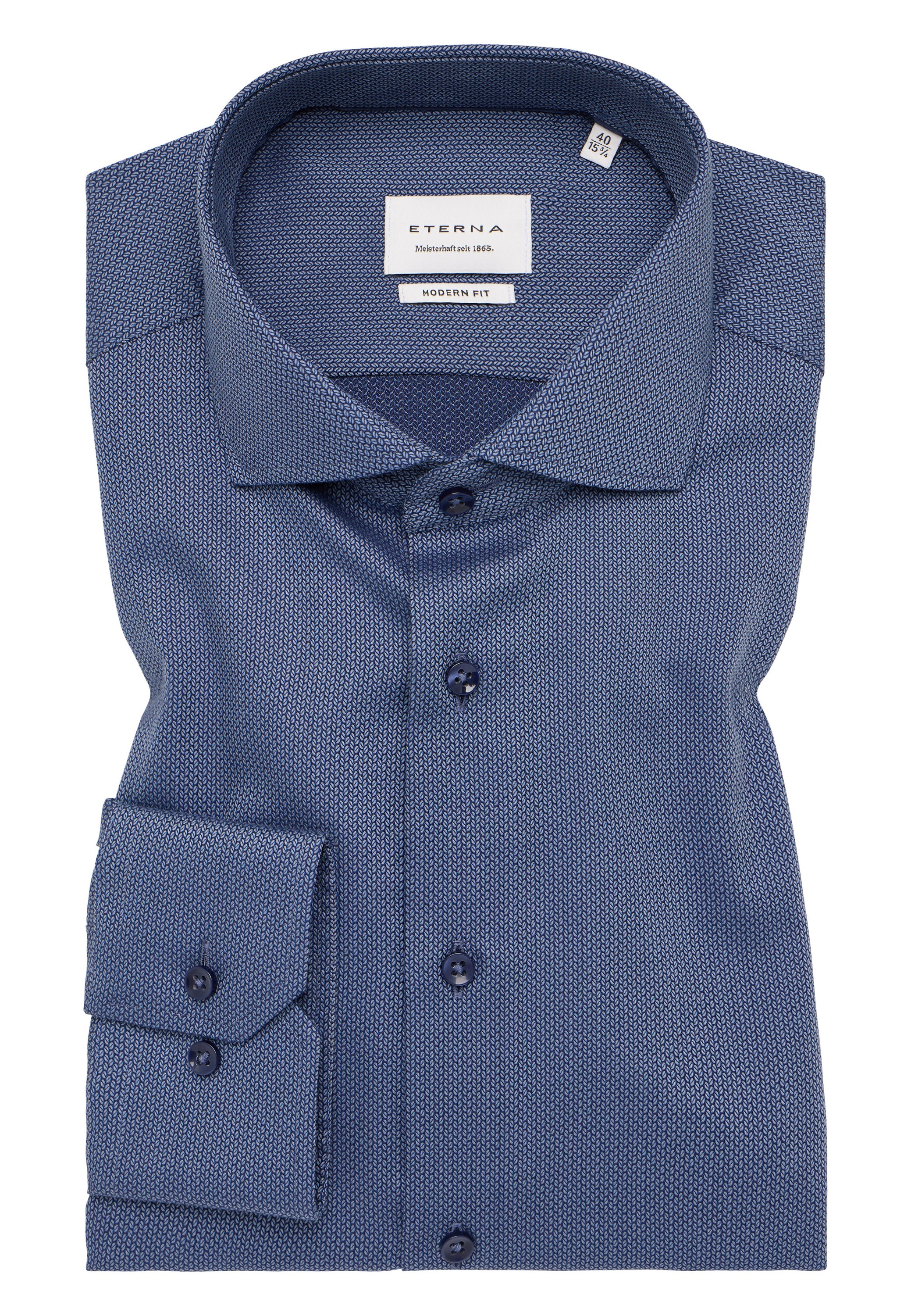 Eterna Langarmhemd »MODERN FIT«, NON IRON (bügelfrei)