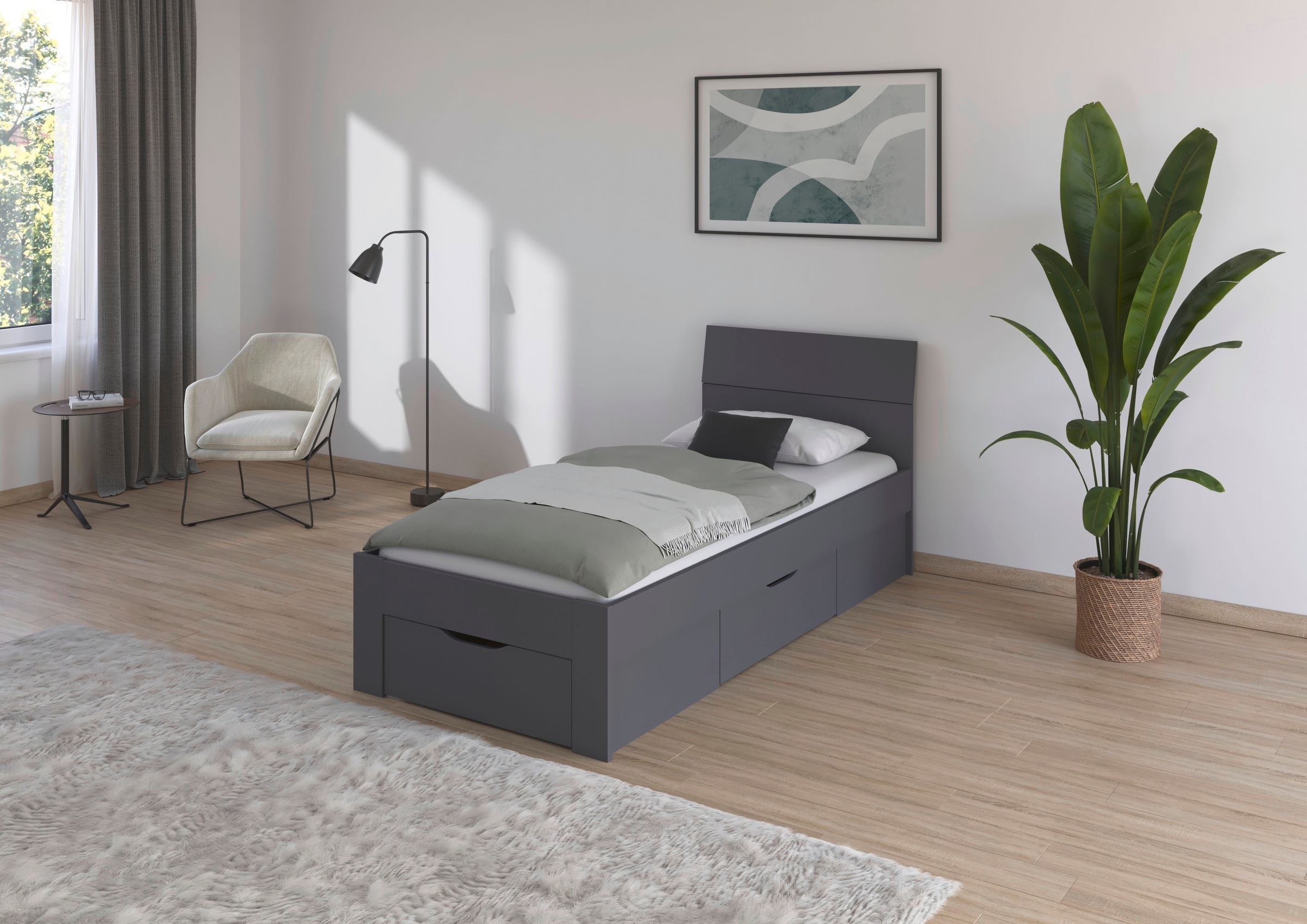 rauch Bett »Einzelbett Doppelbett Stauraum FLEXX Breiten 90/140/180 cm« Einzelbett Doppelbett Stauraum FLEXX Breiten 90/140/180 cm