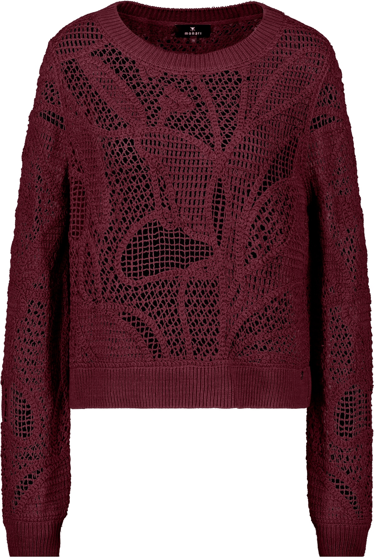 Monari Strickpullover »Pullover Cornelly« Regular fit mit Rundhalsauschnitt