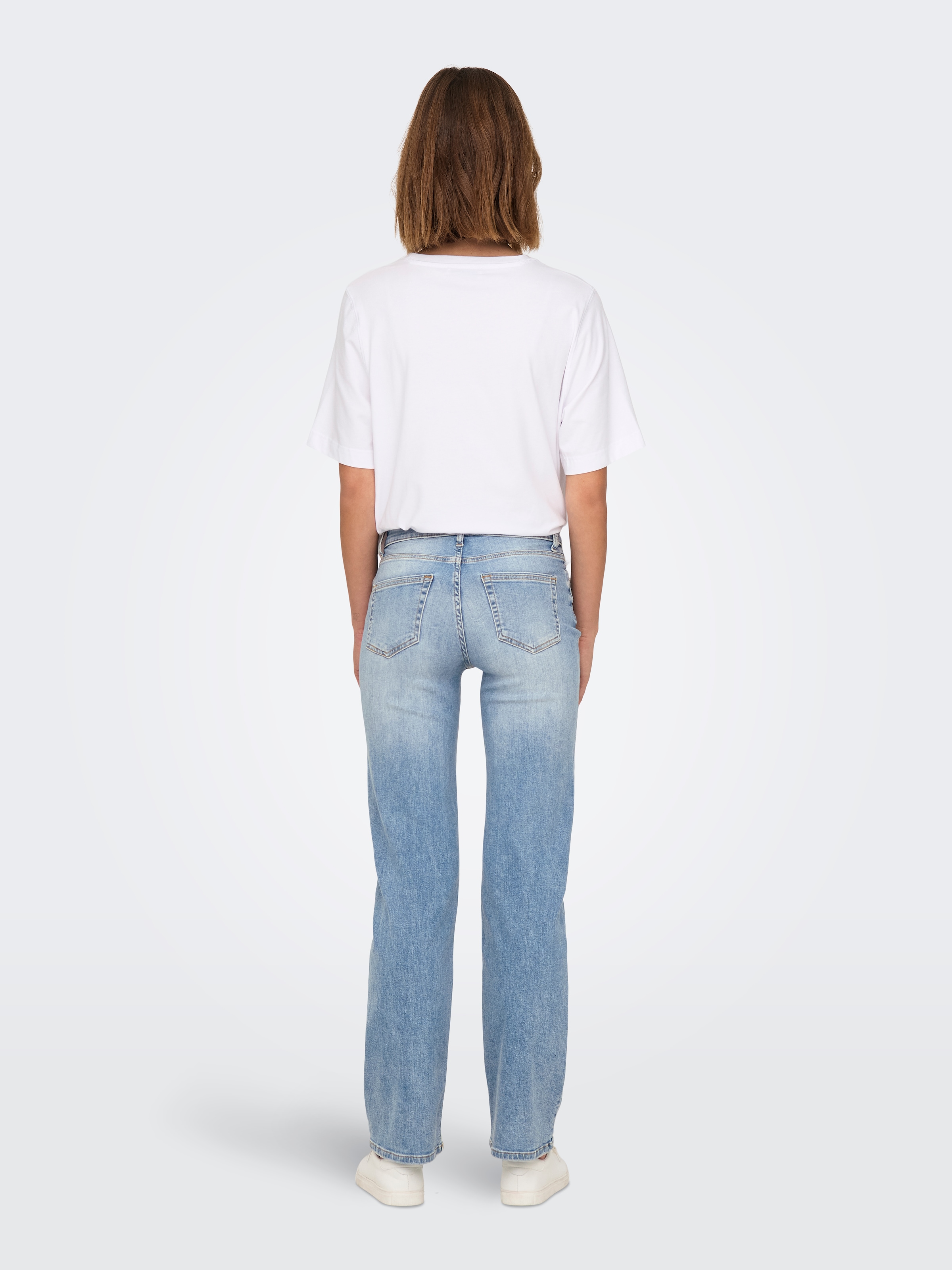 ONLY Gerade Jeans »ONLBLUSH MID STRAIGHT DNM TAI467 NOOS«, mit Eingrifftaschen