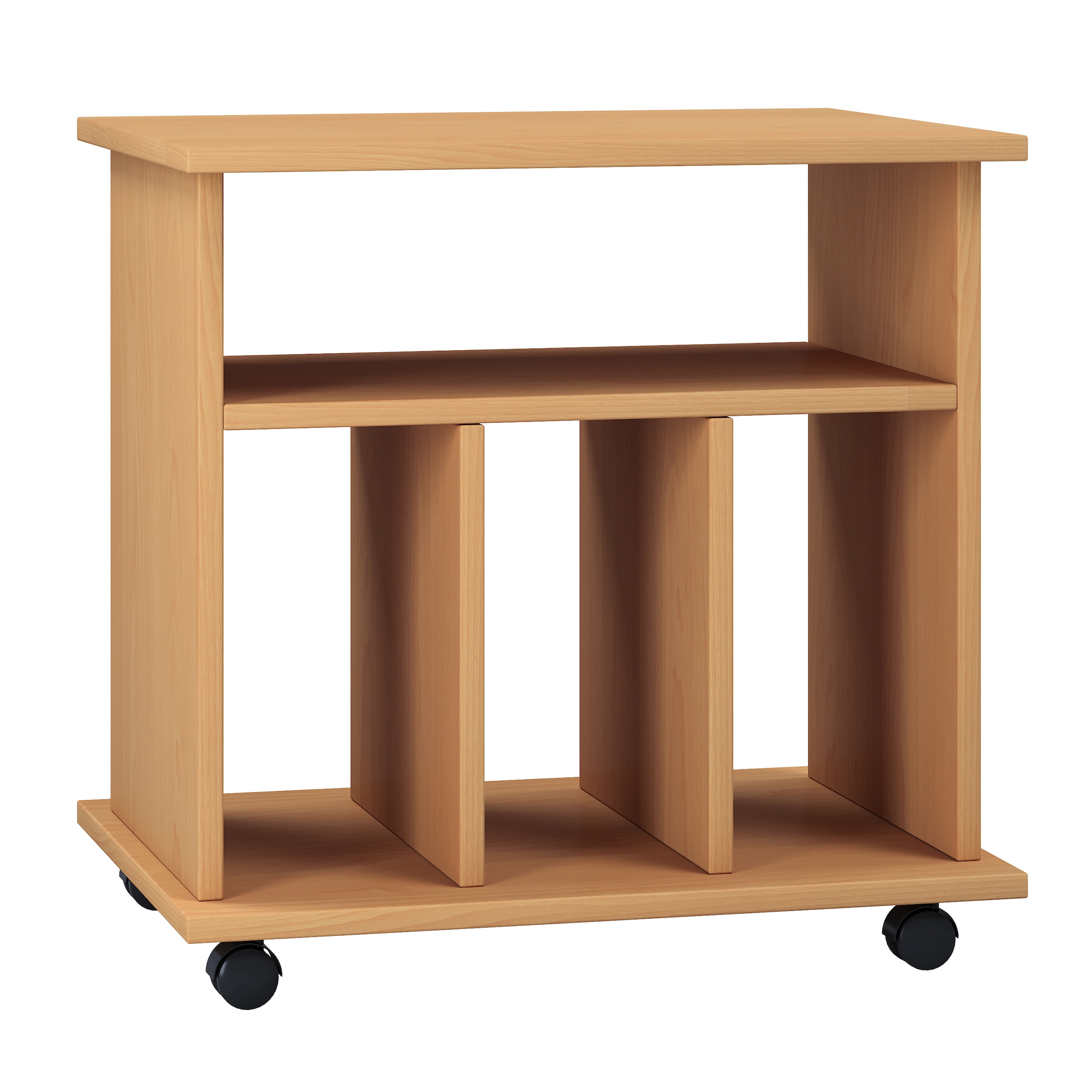 VCM Beistelltisch »Holz Beistelltisch Couchtisch Rollen Tabina«