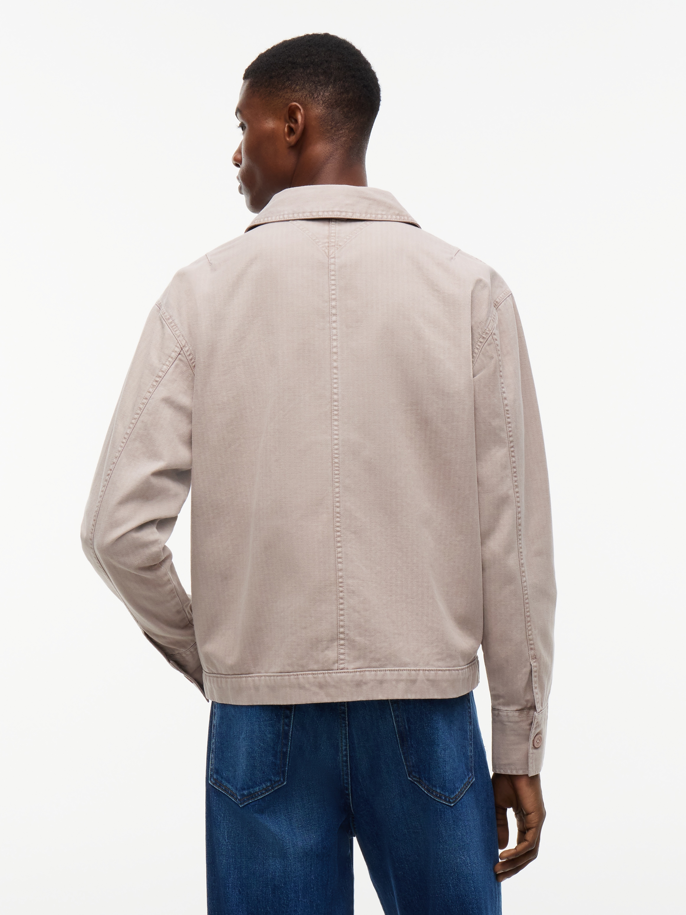 Tommy Jeans Hemdjacke »ESSENTIAL OVERSHIRT« ohne Kapuze Regular fit mit Brusttaschen