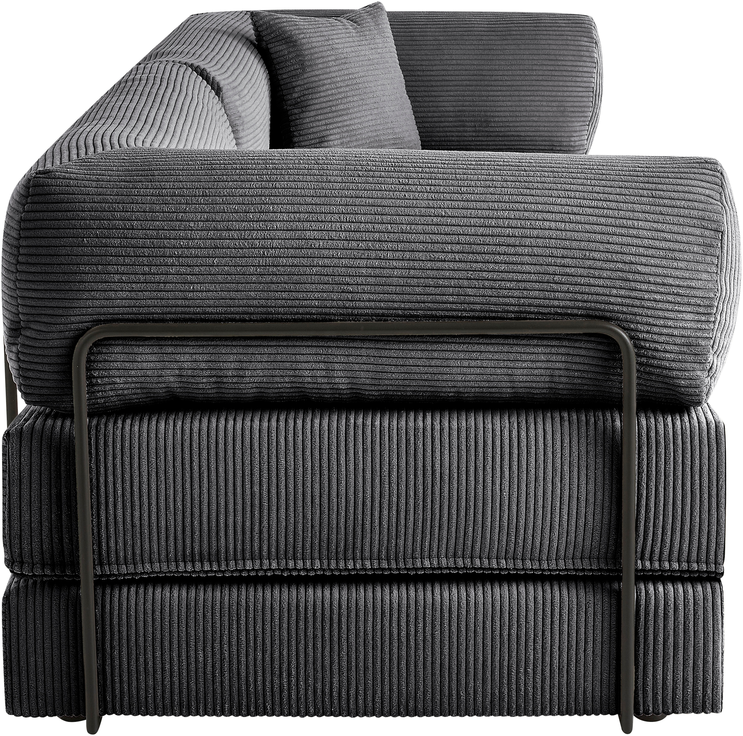 homsy by Ana Johnson Schlafsofa »Folda, Dauerschläfer, Breite 206 cm, Liegefläche 181x198 cm« mit Bett-/Schlaffunktion, Tonnentaschenfederkern mit Boxspringaufbau