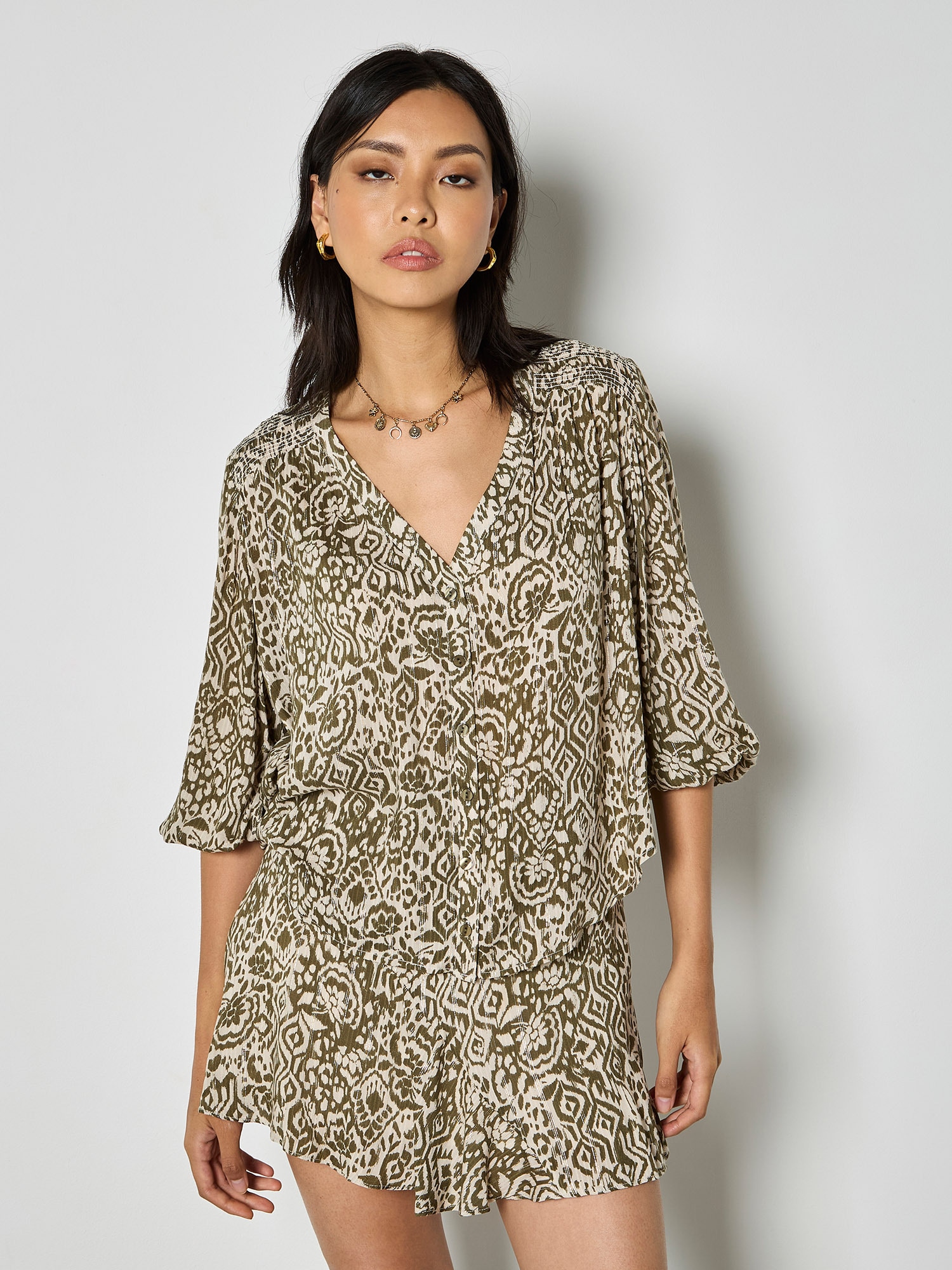 Apricot Klassische Bluse »Bluse« Druck