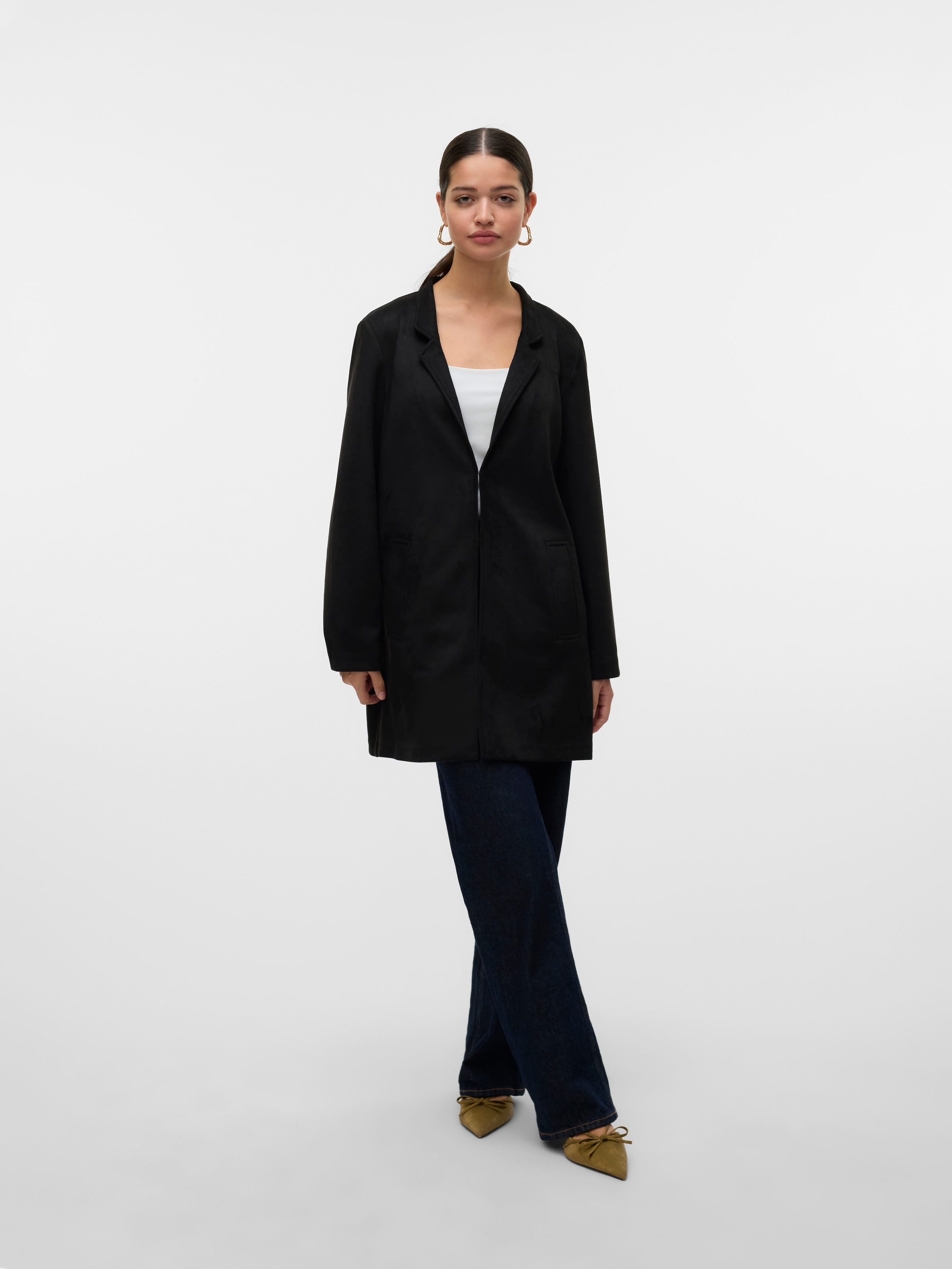 Vero Moda Langjacke »VMJOSEFREJA FAUXSUEDE JACKET BOO«, ohne Kapuze