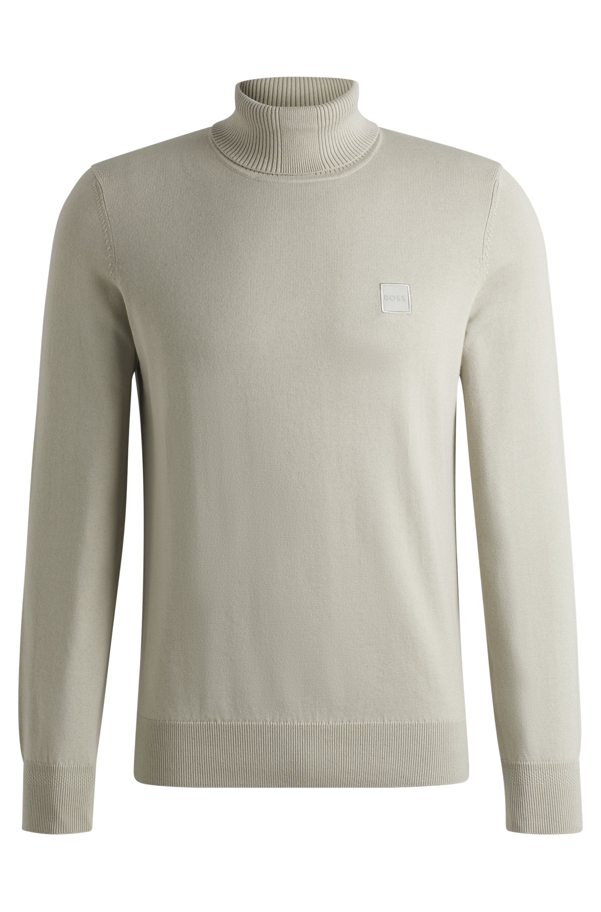 BOSS ORANGE Strickpullover »Akiro«, mit kleinem Stehkragen