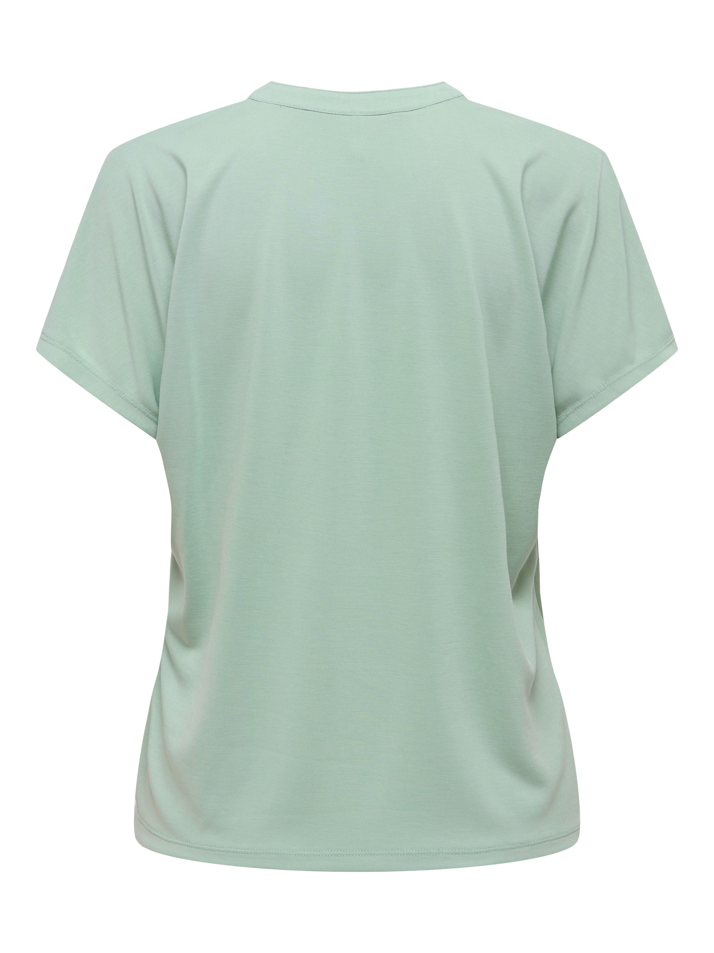 ONLY Kurzarmshirt »ONLFREE LIFE S/S SPLIT TOP JRS« Materialmix, regular fit