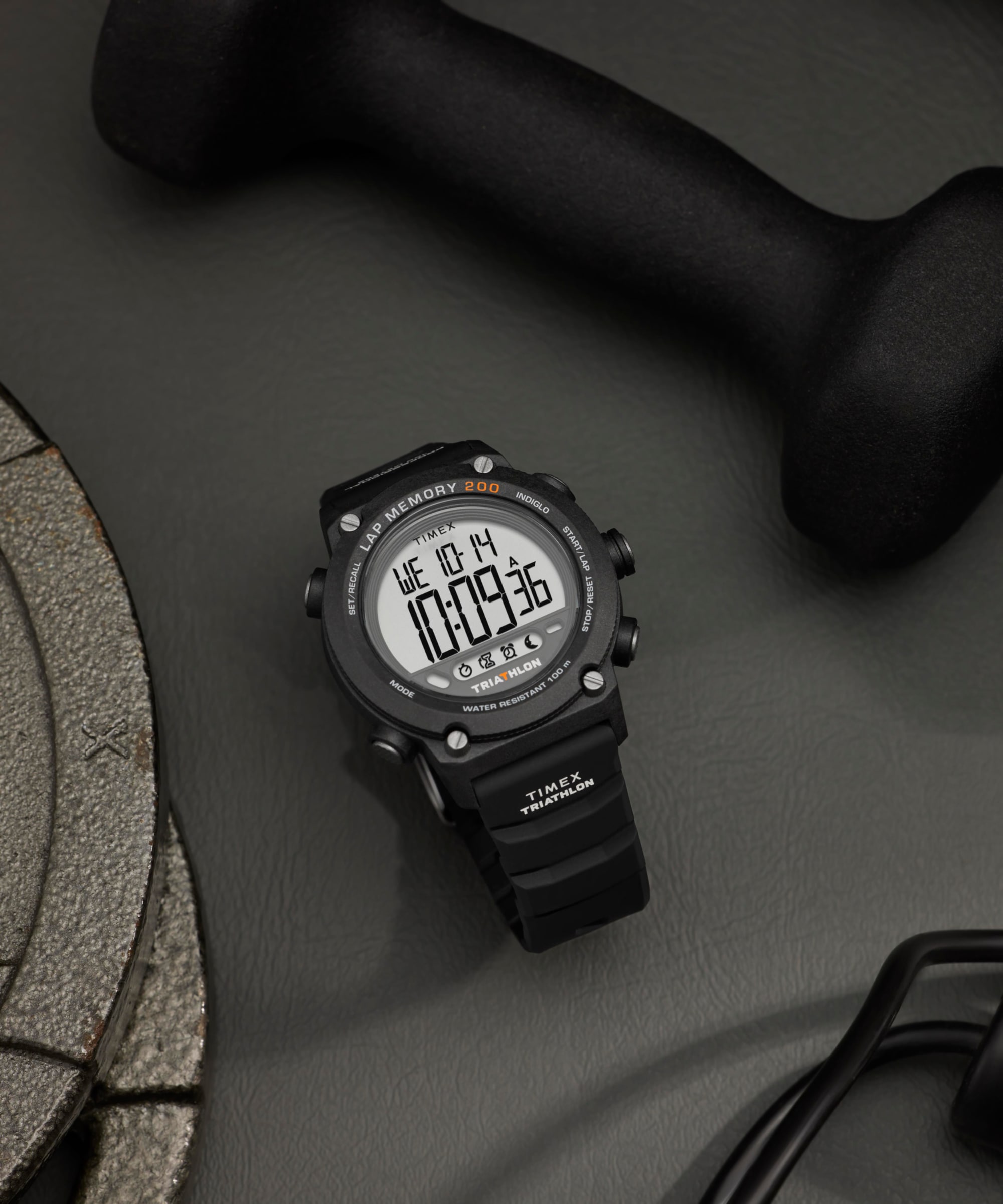 Timex Chronograph »ADRENALINE« Quarzuhr, Armbanduhr, Herrenuhr, Silikonarmband, Stoppfunktion, Timer