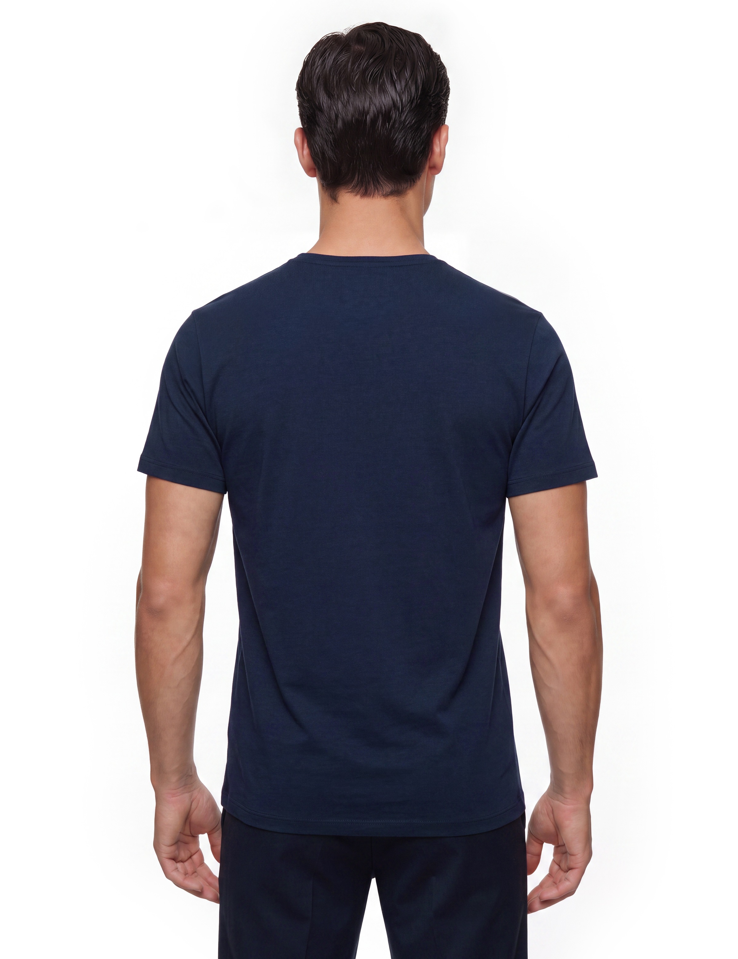 Guess T-Shirt »CALEB HERO CNK S/S 2PACK« Packung, 2 aus Baumwolljersey in Stretchqualität