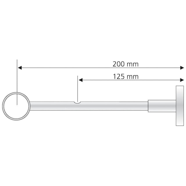 Liedeco Kombiträger, (1 St.), für Gardinenstangen und Innenlaufprofile Ø 28  mm bestellen bei OTTO