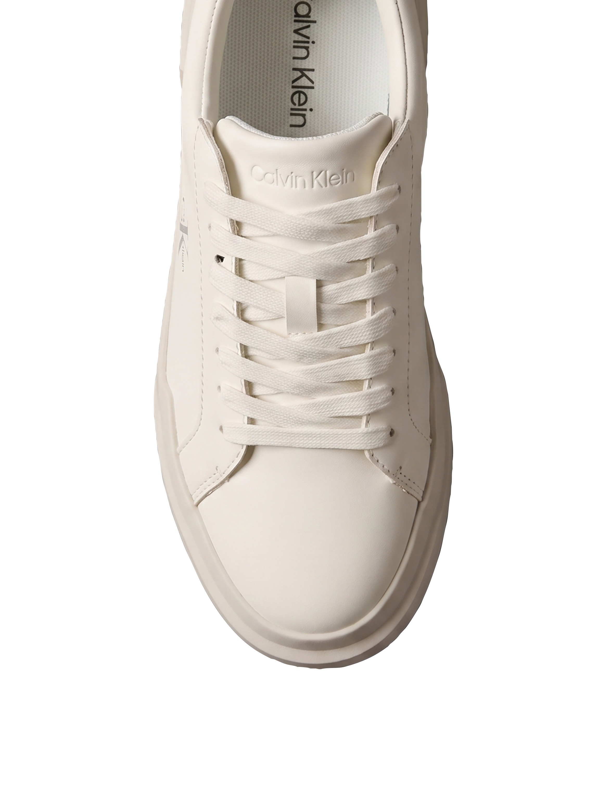 Calvin Klein Plateausneaker »CHUNKY CUPS LACEUP LTH BT CROC«  Schnürschuh, Freizeitschuh, Halbschuh mit seitlichem CK-Logo