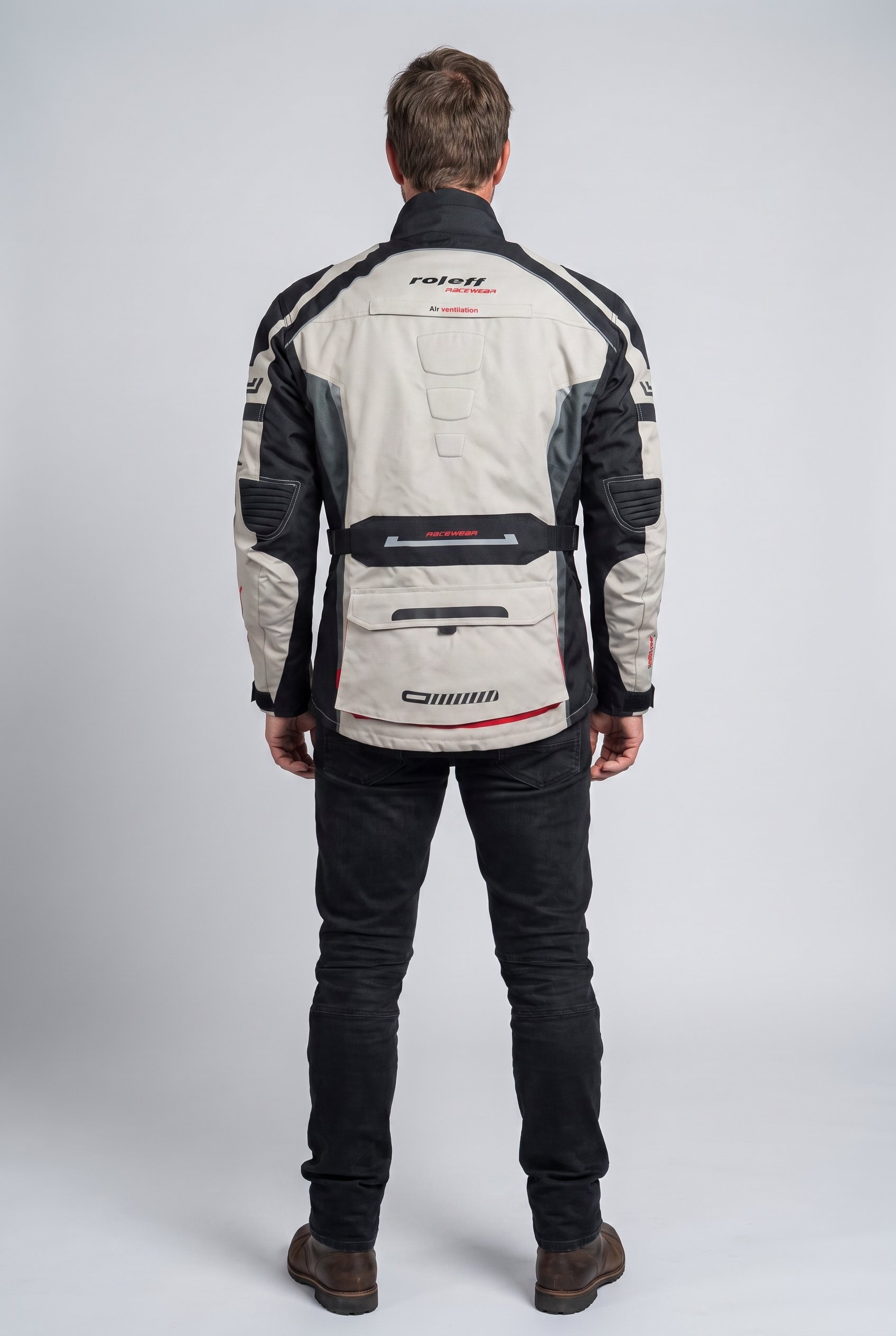 roleff Motorradjacke »CHICAGO« Mit Sicherheitsstreifen