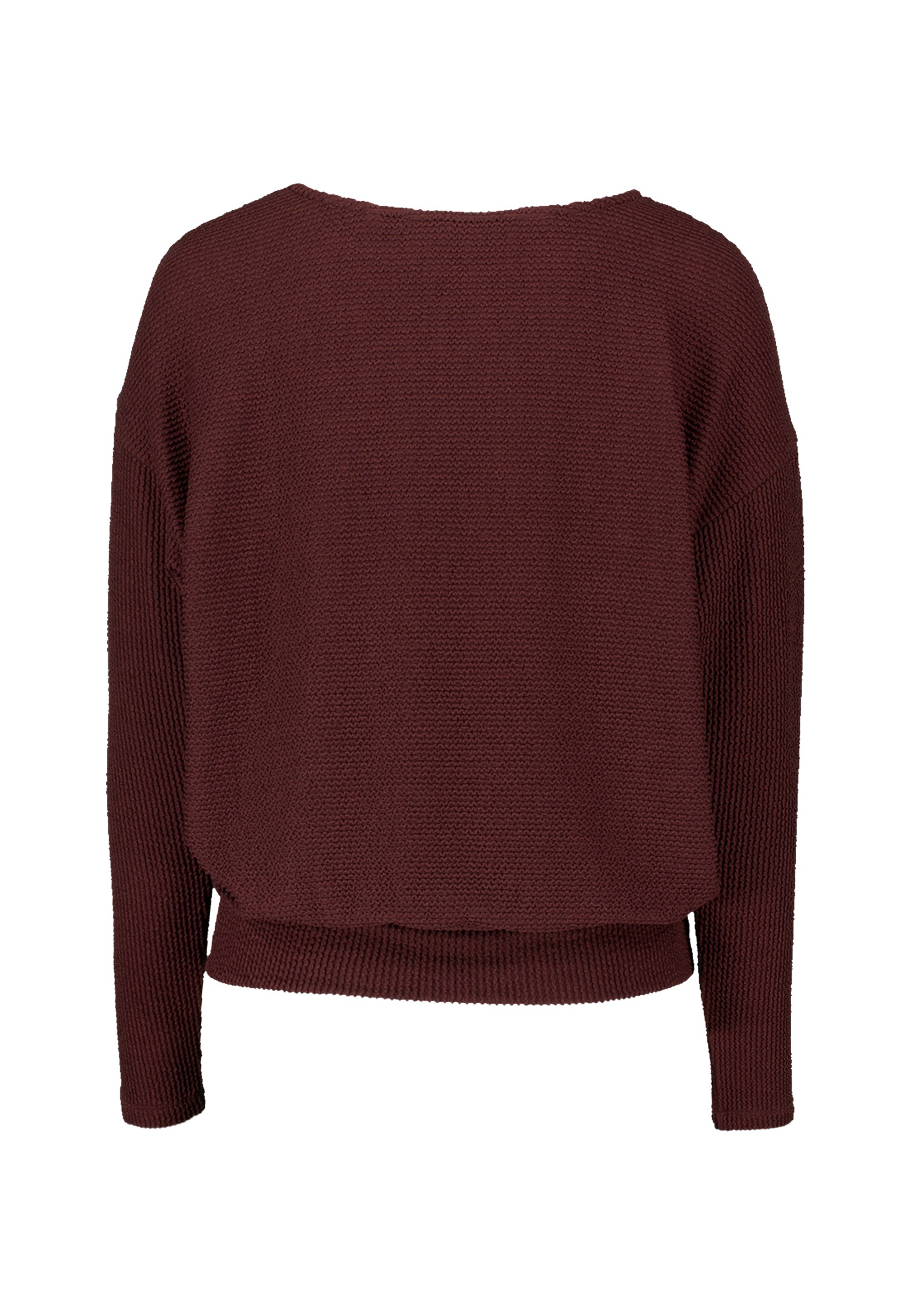 Zero Langarmshirt »Jerseyshirt strukturiert langarm«