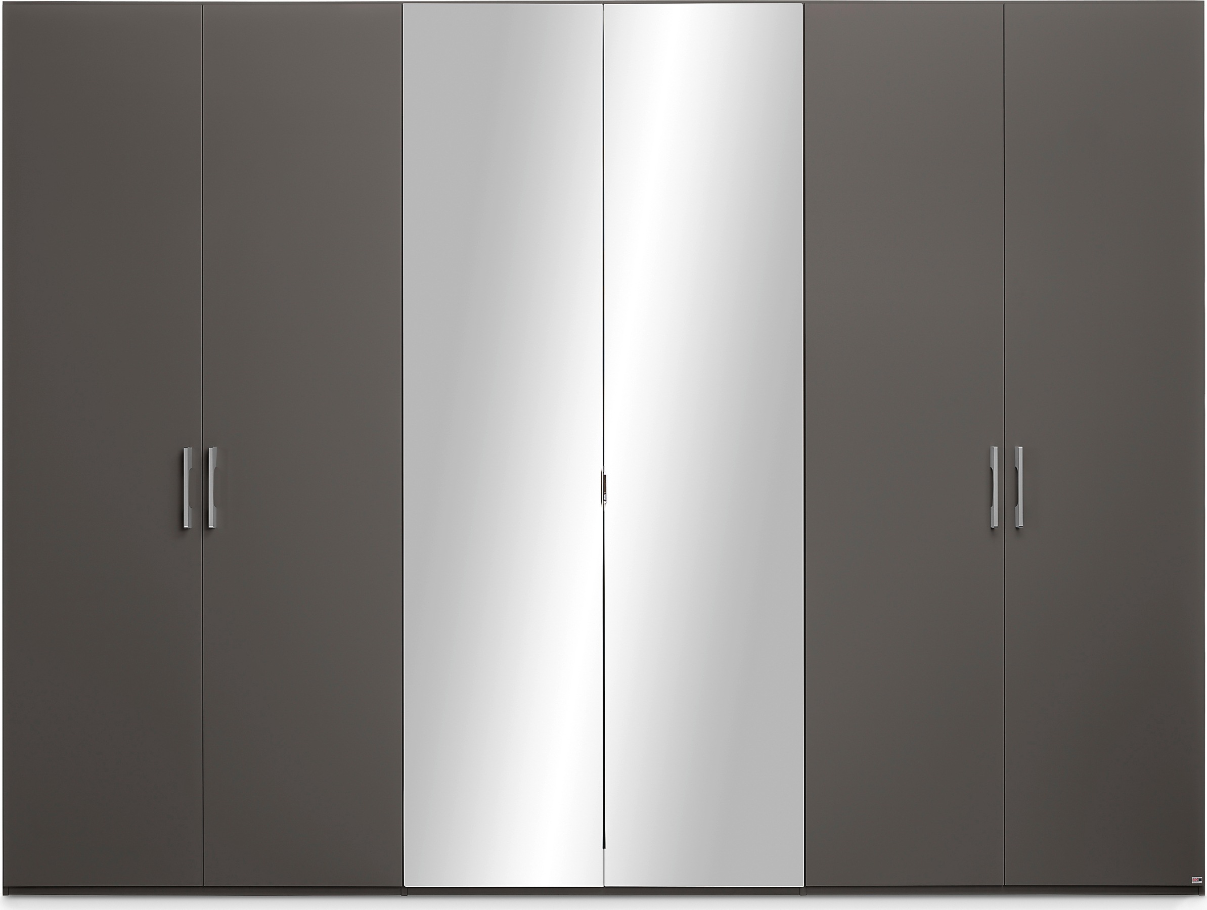 set one by Musterring Drehtürenschrank »Henderson«, mit Spiegel, in 2 Breiten, inkl. Fachböden und Kleiderstangen