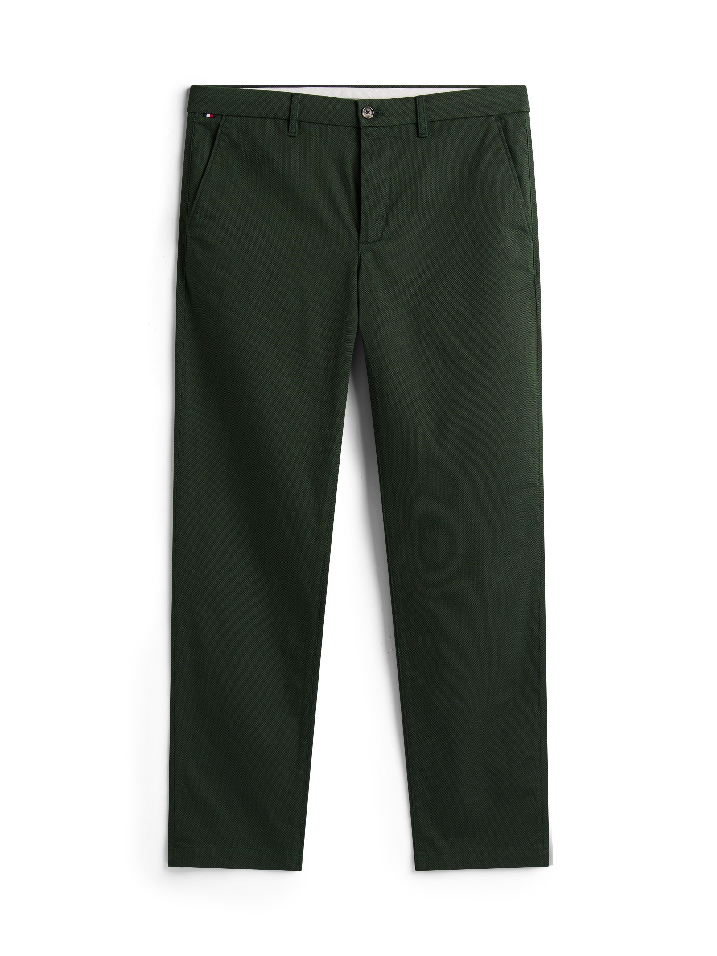 Tommy Hilfiger Chinohose »DENTON PRINTED STRU«, Straight Leg Fit, Baumwollstretch mit Struktur