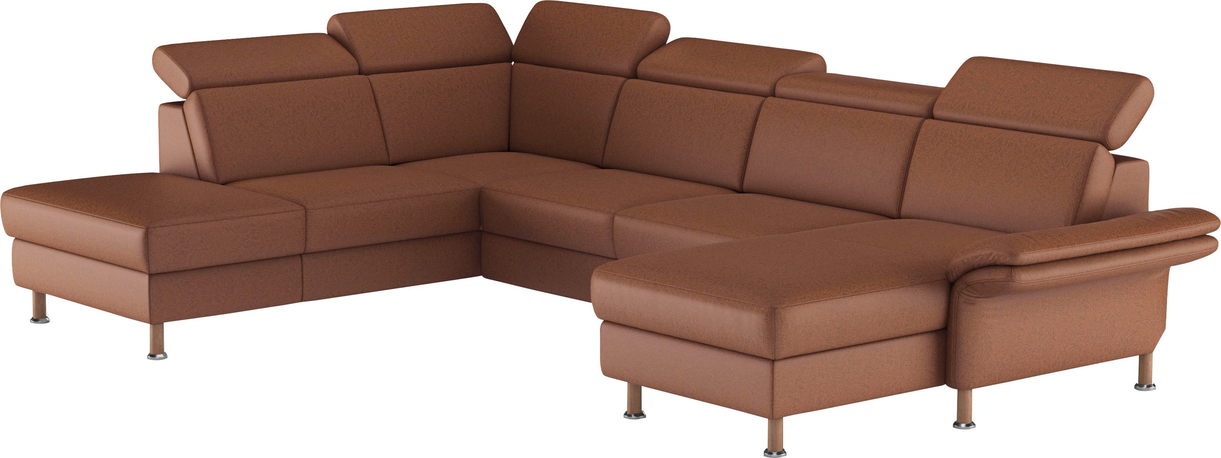 Home affaire Wohnlandschaft »Calypso U-Form«, wahlweise mit motorischer Relaxfunktion