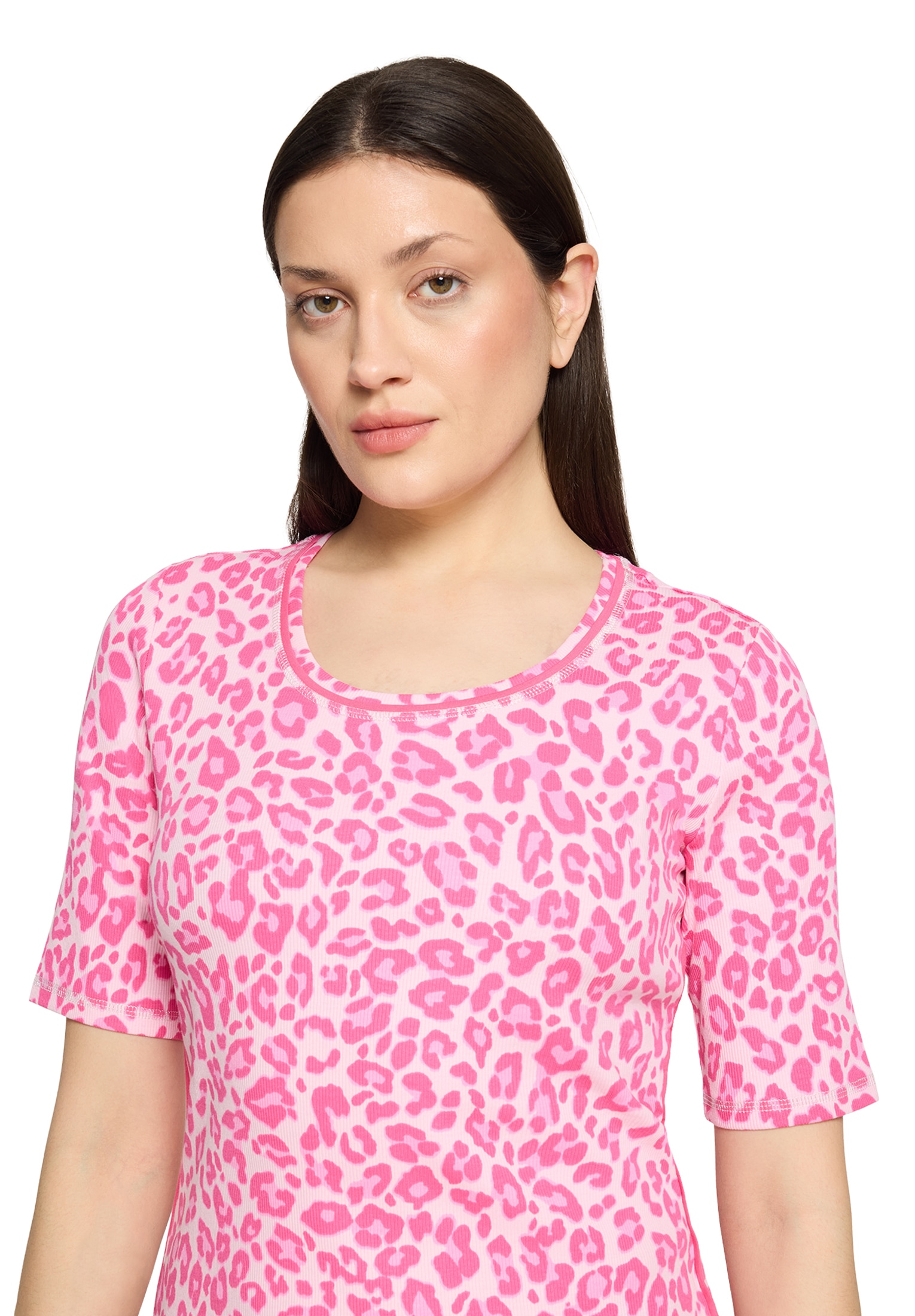 Betty Barclay Rundhalsshirt »Basic Shirt mit Rippenstruktur«