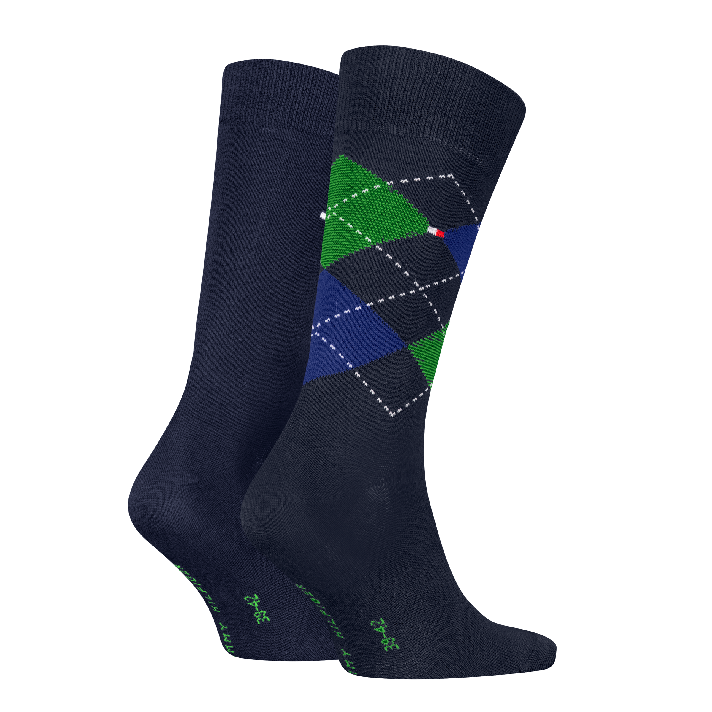 Tommy Hilfiger Socken »TH MEN SOCK CHECK 2P«, (2 Paar), mit klassischem Argyle-Design