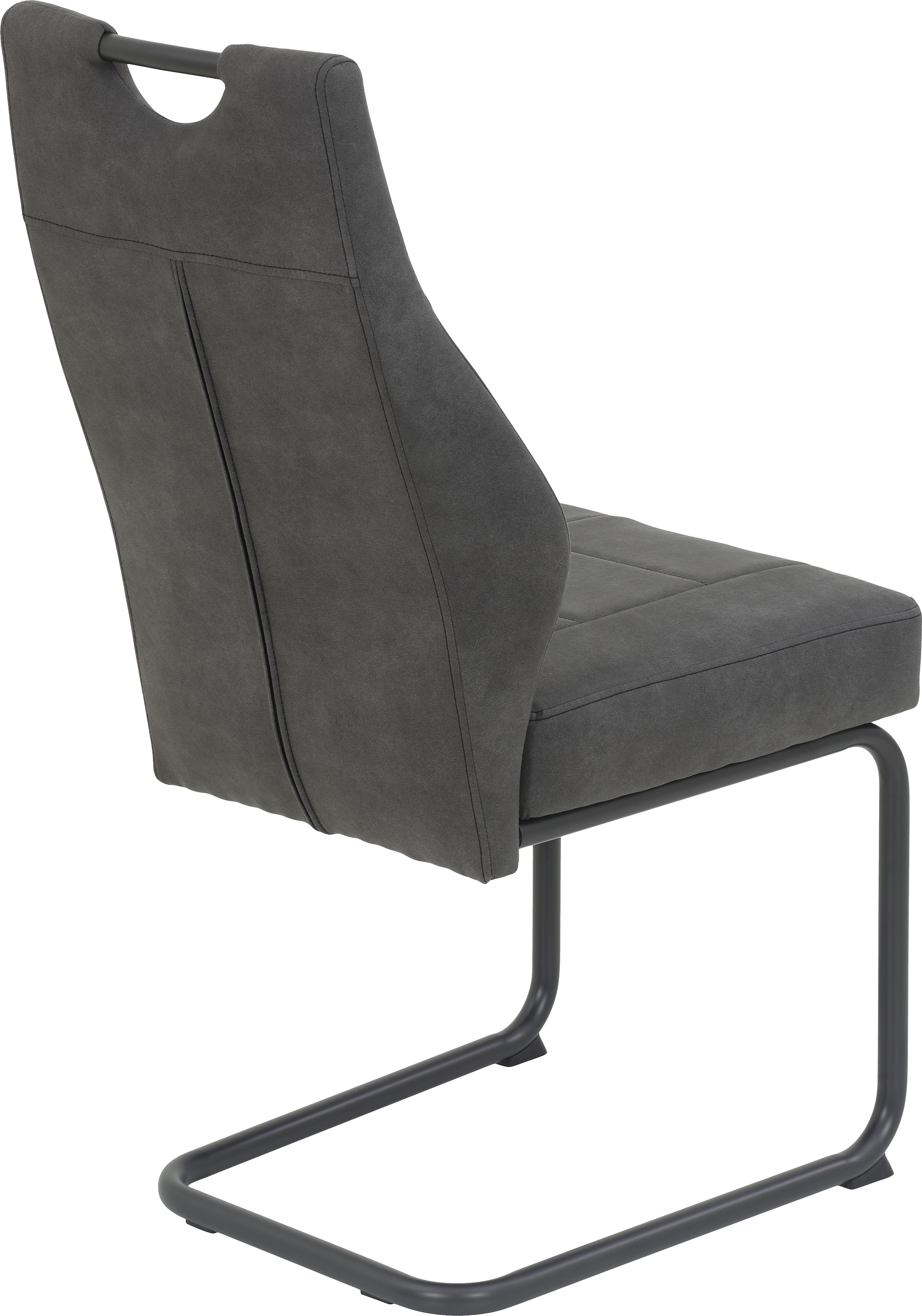 HELA Essgruppe »EMS Tisch 140-180x90 cm ausziehbar, Esstisch inkl. 4 Stühle«, (Set, 5 tlg., 5tlg. Set, Esstisch plus 4 Esszimmerstühle), Ausziehtisch Freischwinger, Stuhl mit Federkern, Bestseller