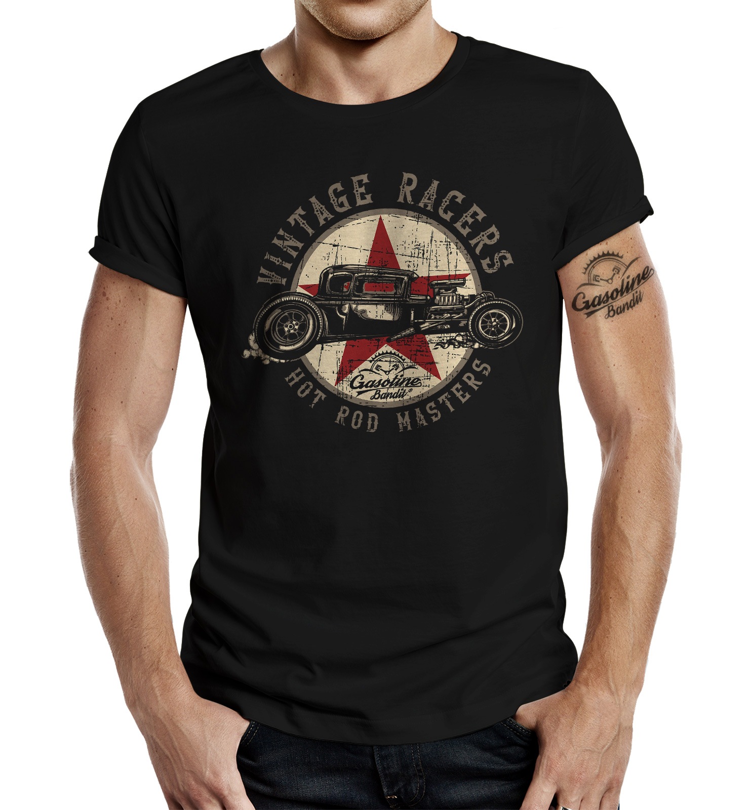 GASOLINE BANDIT® T-Shirt mit kultigem Print