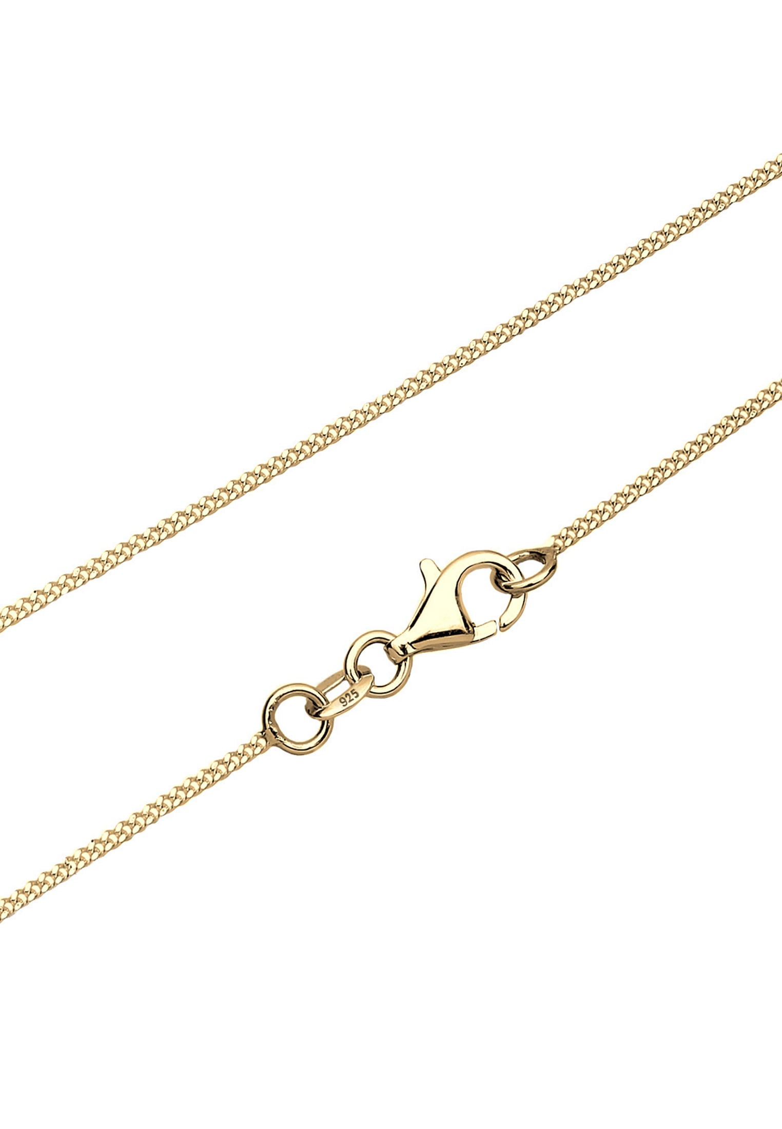 Elli Kette mit Anhänger »Halskette Anhänger Rund mit Kreisen 925 Silber«