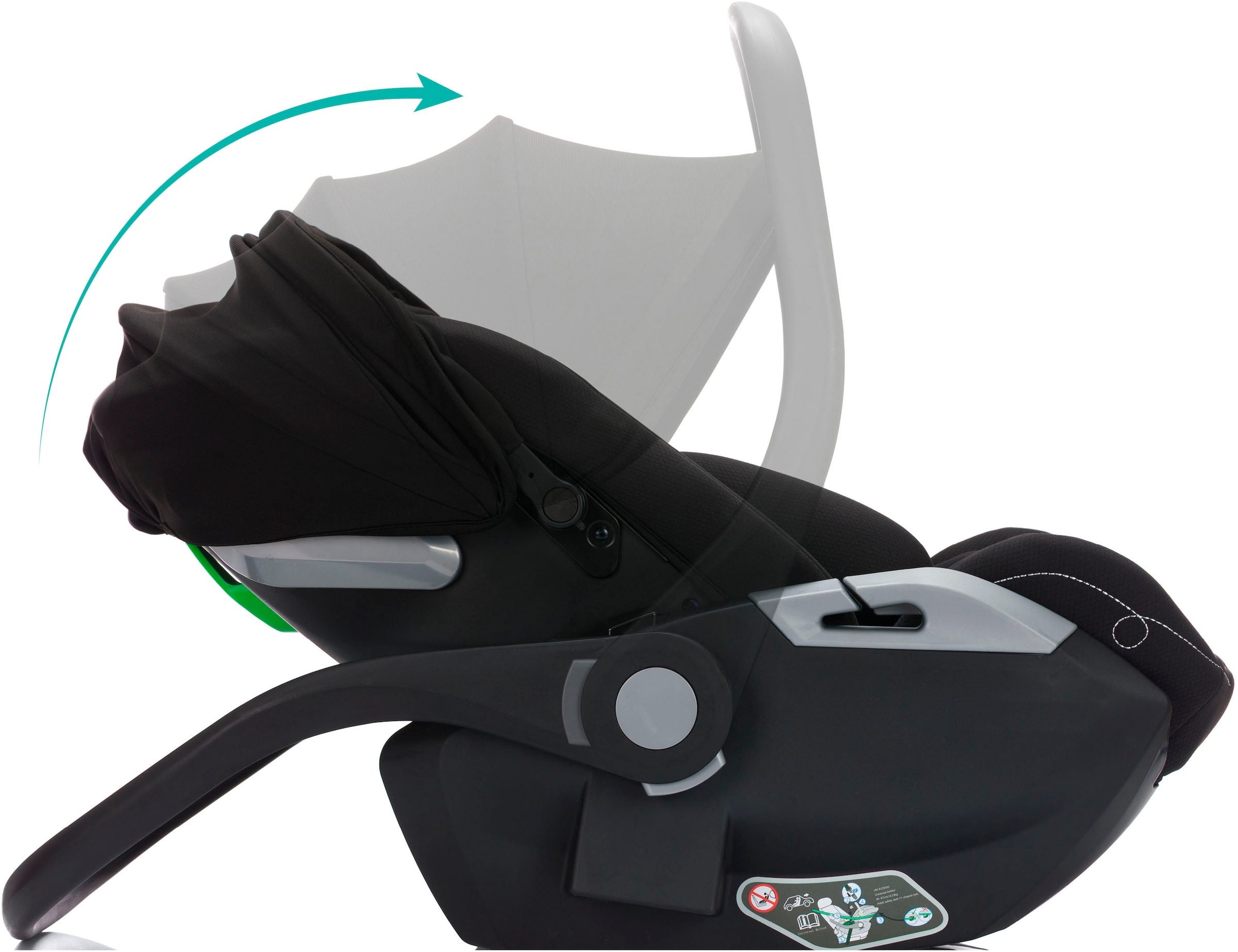 Fillikid Autokindersitz »NOA, inkl. Basisstation« Gr. 0, 360 °