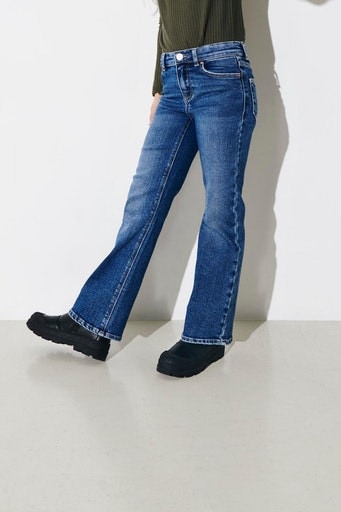 LEG DNM Online »KOGJUICY NOOS« ONLY WIDE Bootcut-Jeans CRO557 OTTO KIDS Shop im