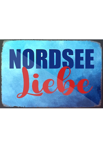 queence Metallbild »Nordsee Liebe«, Sprüche, (1 St.) kaufen