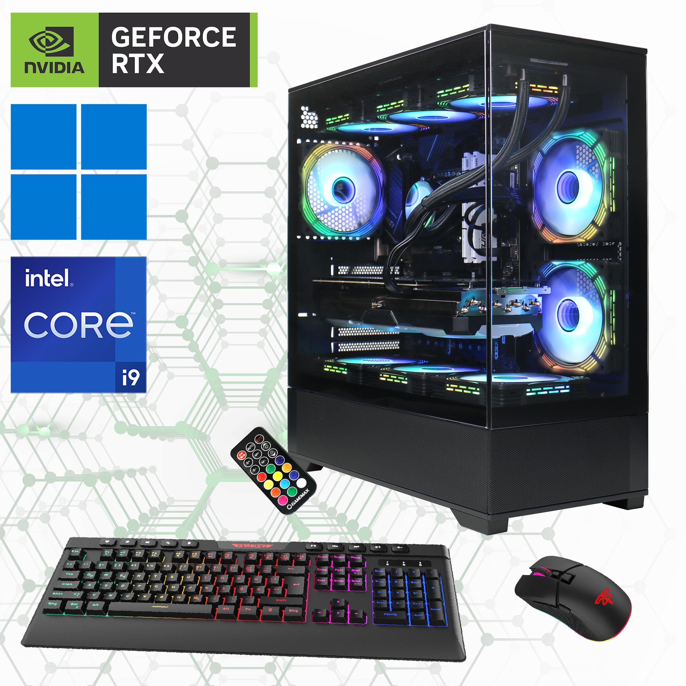 GAMEMAX Gaming-PC »Vista AB 7296«, DDR5-RAM, PCIe SSD Gen4, Windows 11