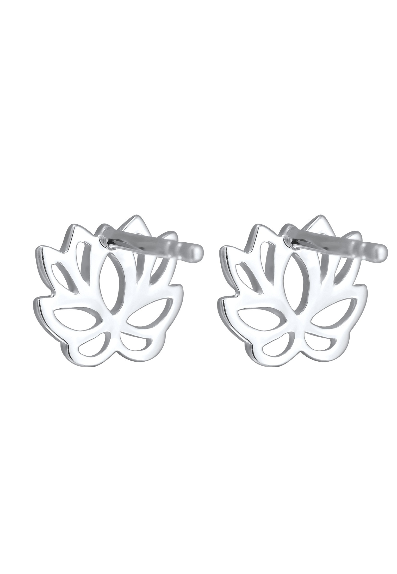 Elli Paar Ohrstecker »Ohrringe Lotusblume Blüte Lotus 925 Silber«