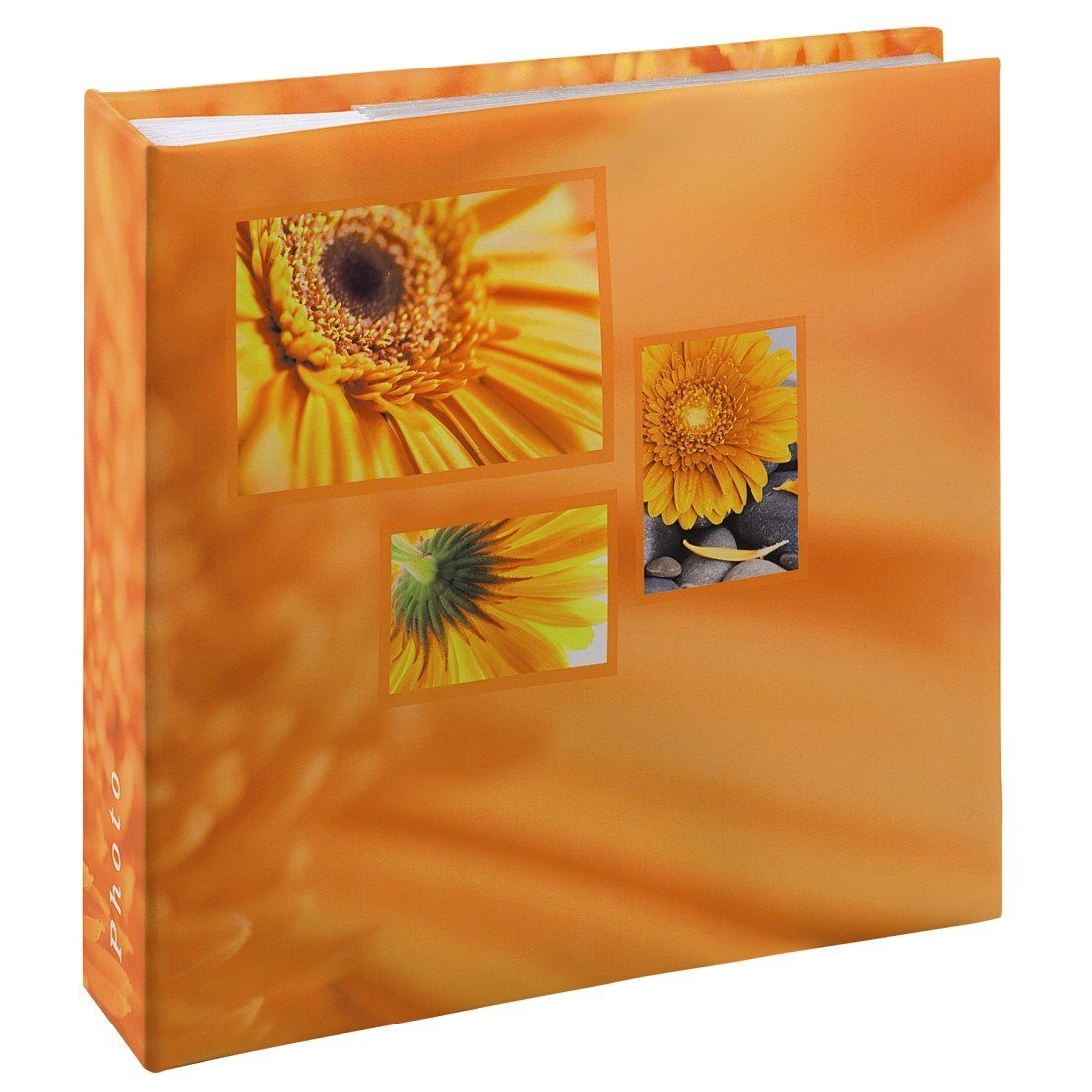 Hama Memo-Album, für 200 Fotos im Format 10x15 cm, Orange