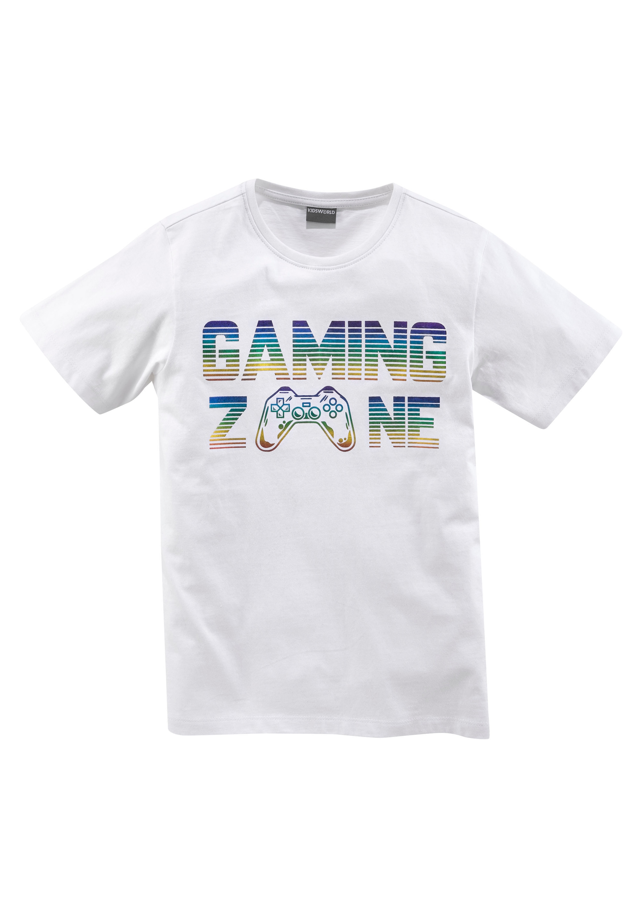 KIDSWORLD T-Shirt »GAMING ZONE«, Spruch