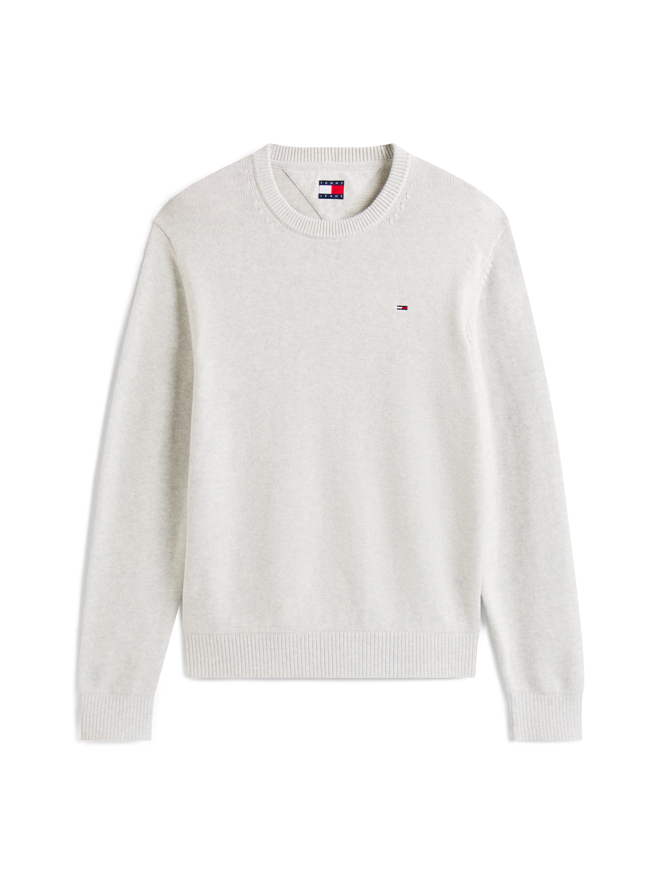 Tommy Jeans Rundhalspullover, Slim fit mit Rundhalsausschnitt