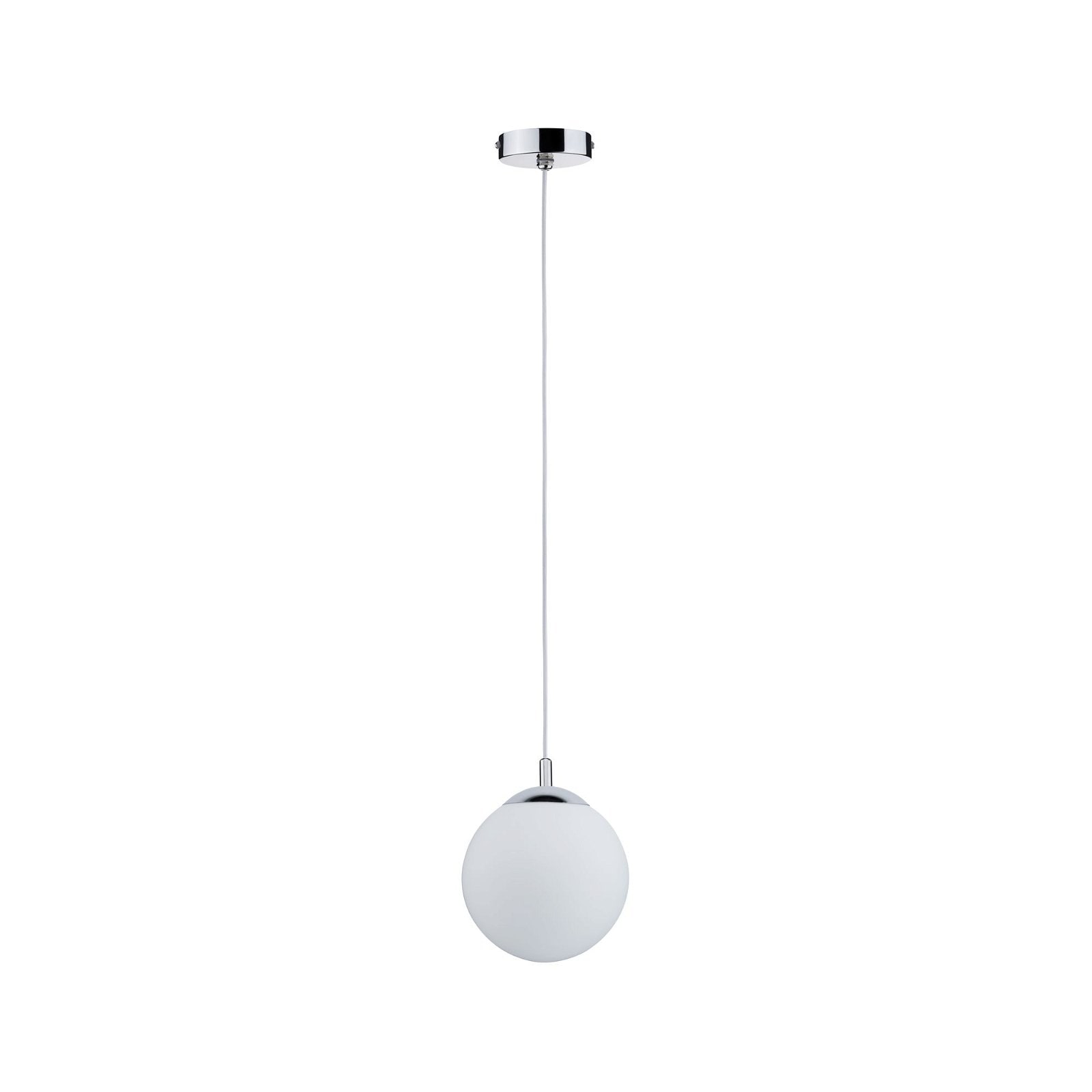 Pendelleuchte »Globe IP44 E27 max. 20W Satin, Chrom dimmbar«, 1 flammig, Leuchtmittel...