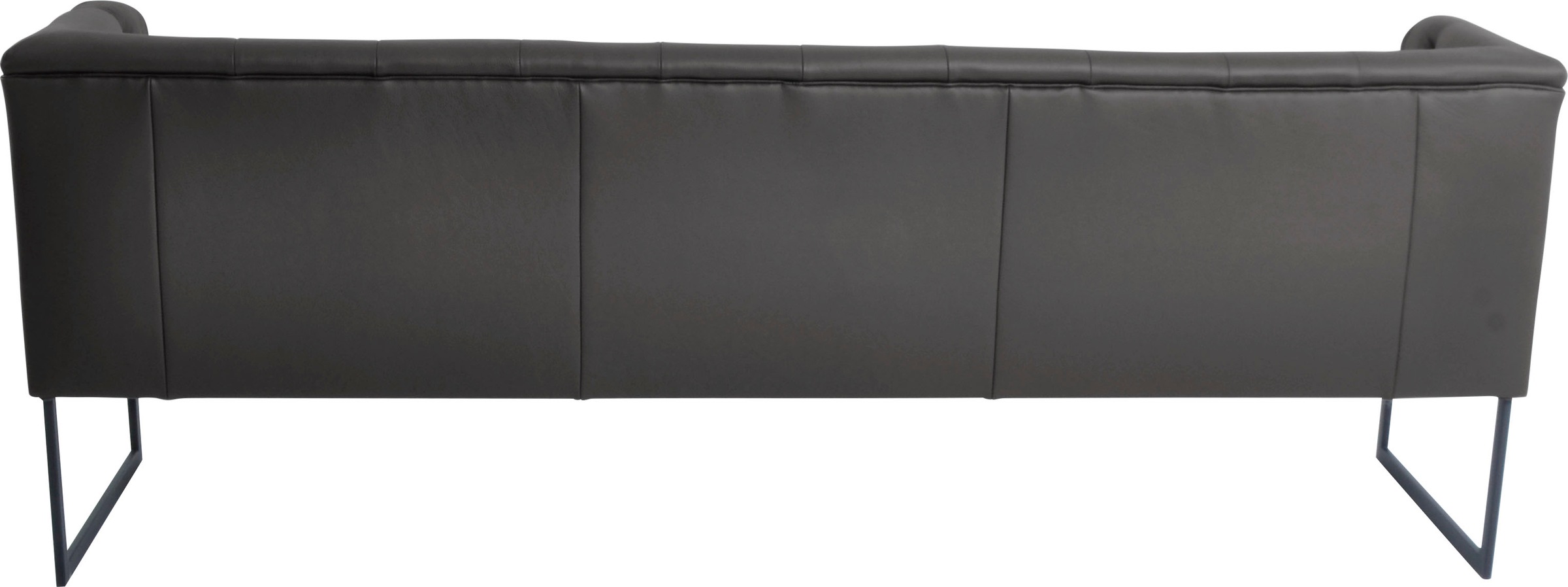 K+W Komfort & Wohnen Polsterbank »Creso«, im modernen Chesterfield-Look, mit schwarzen Kufenfüßen