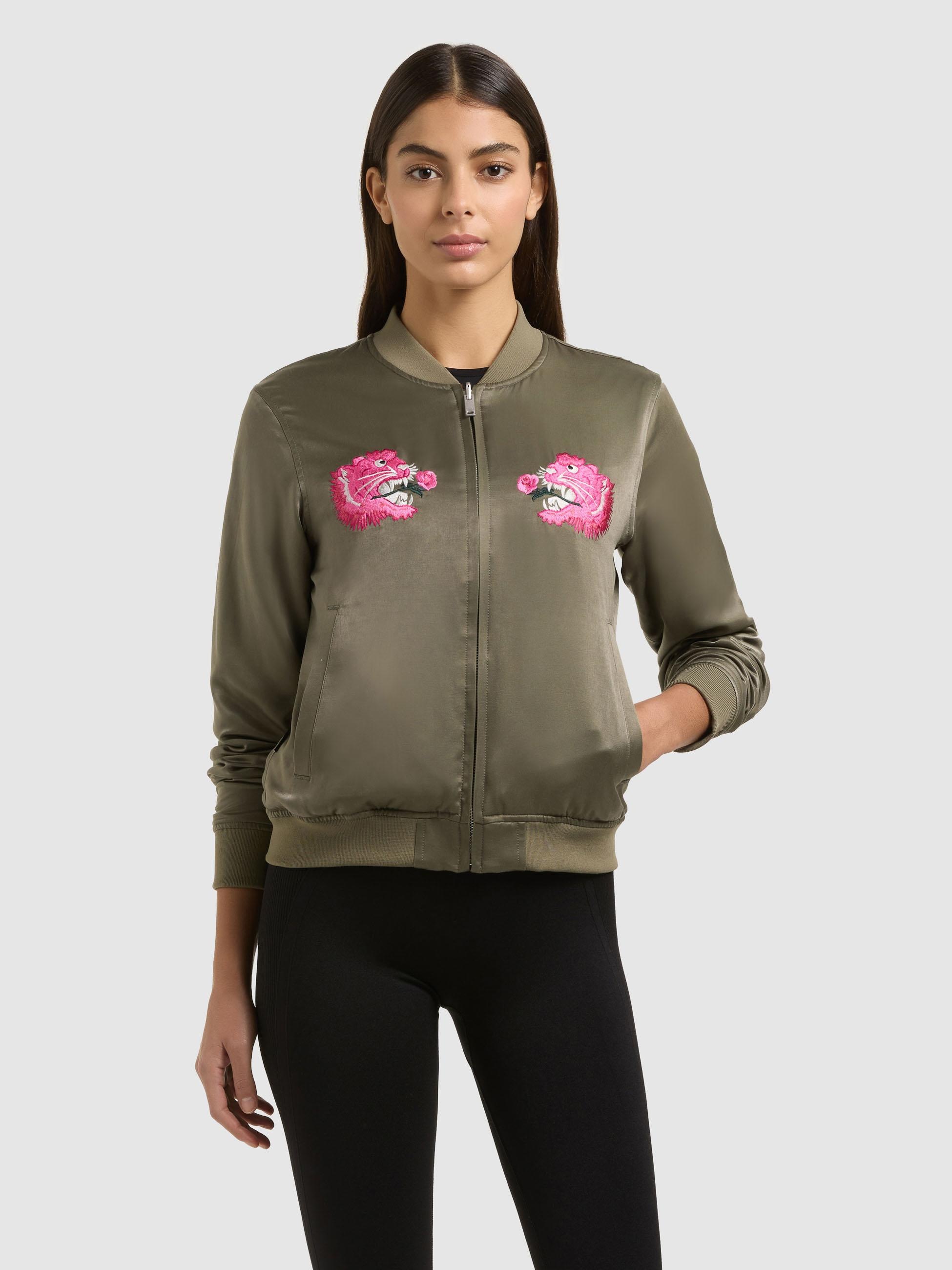 khujo Cargojacke »Collegejacke Ruby« ohne Kapuze Wendejacke im Bomberjacken-Style