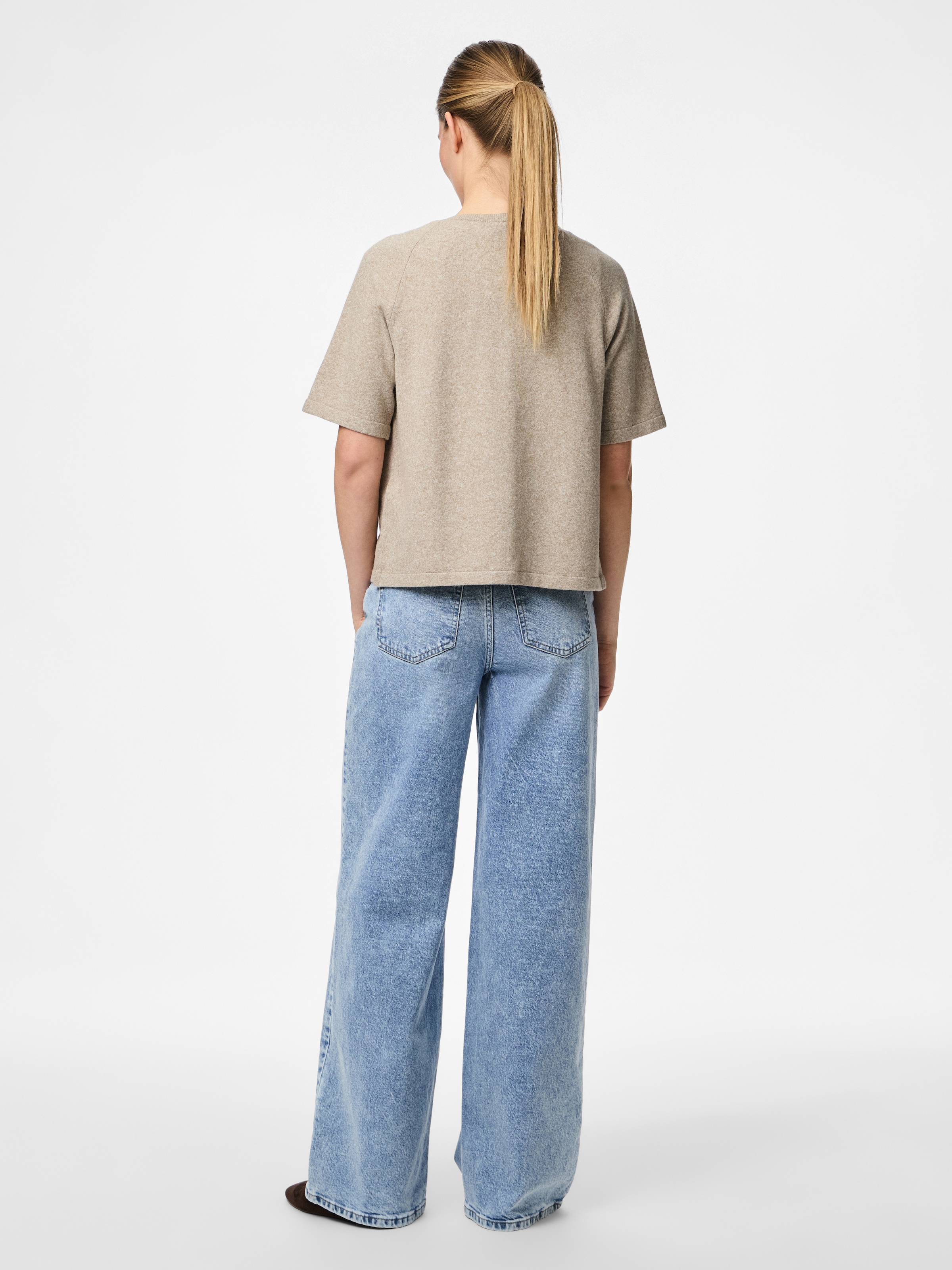 pieces Rundhalspullover »PCBREE SS O-NECK KNIT CARDIGAN NOOS BC«