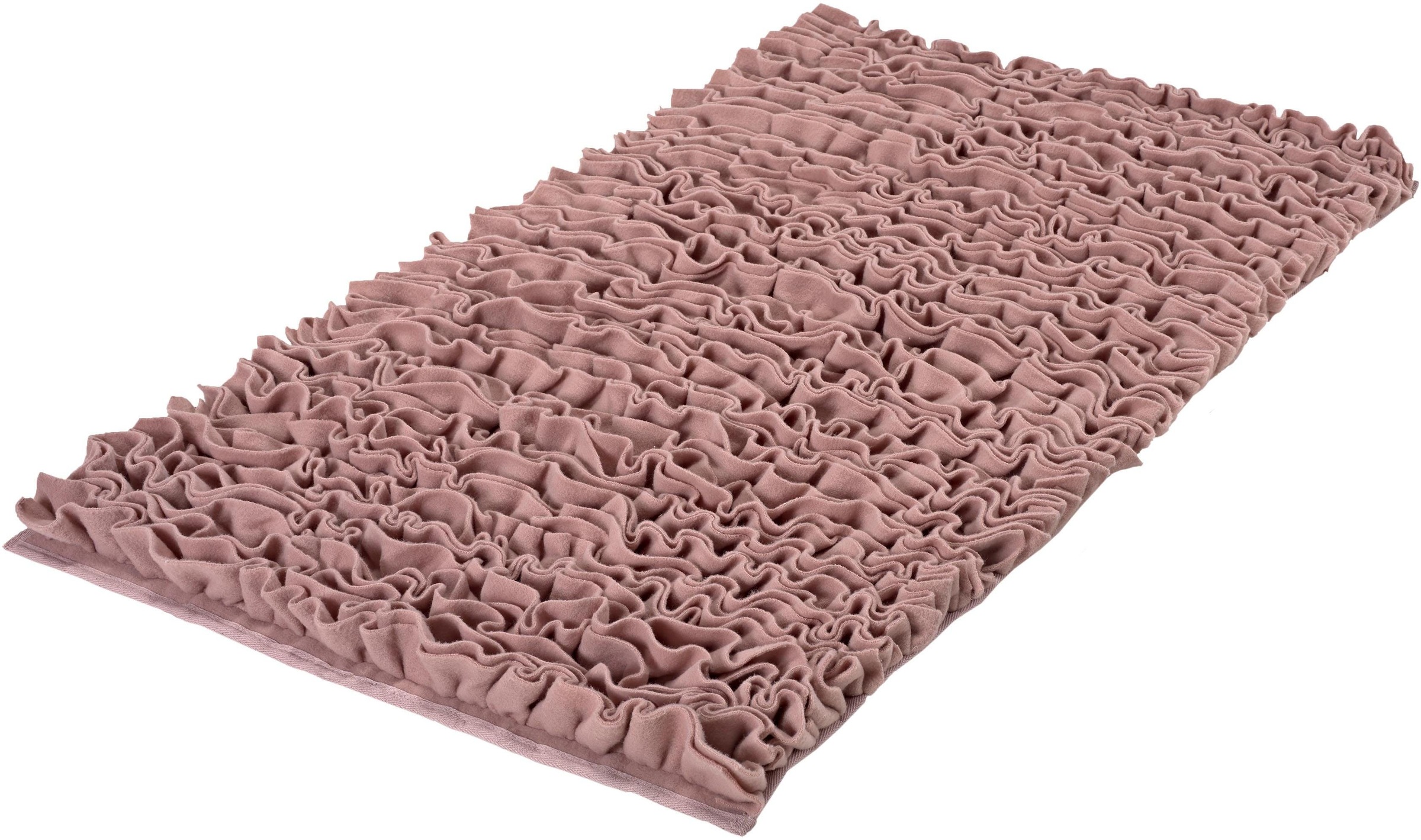 Kleine Wolke Badematte »Nelli«, rutschhemmend beschichtet, fußbodenheizungsgeeignet, Badteppich, Filz Optik, Uni Farben, waschbar